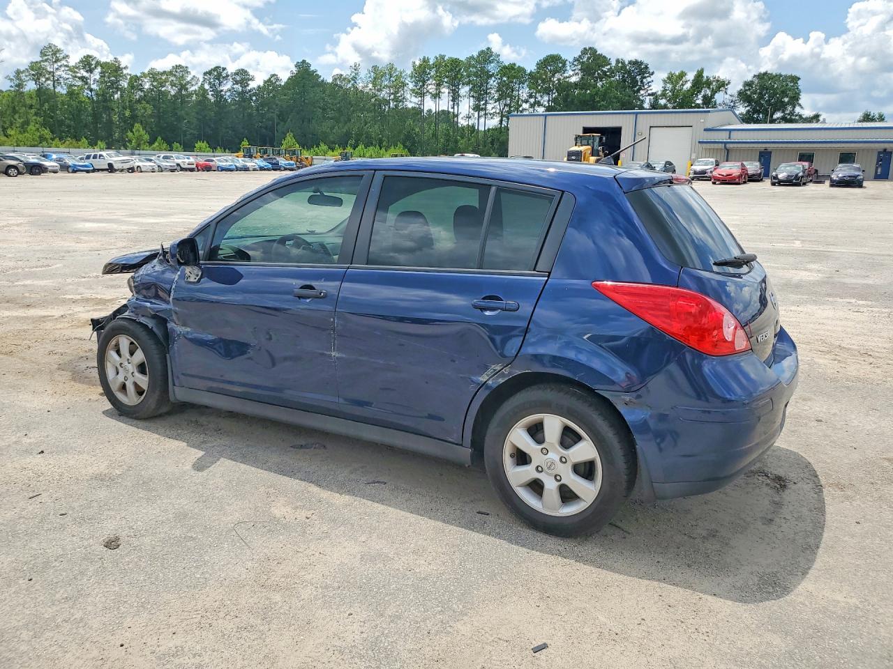 2008 Nissan Versa 1.8 S Blue vin: 3N1BC13E78L409711