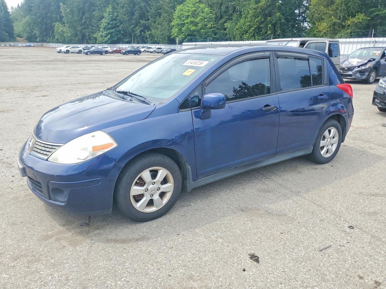 2008 Nissan Versa Blue vin: 3N1BC13E78L431319