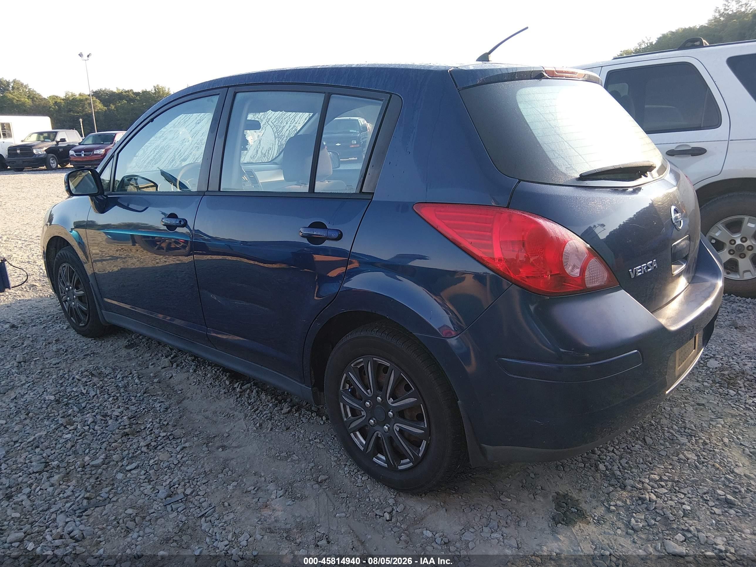 2008 Nissan Versa 1.8 S Blue vin: 3N1BC13E78L456222