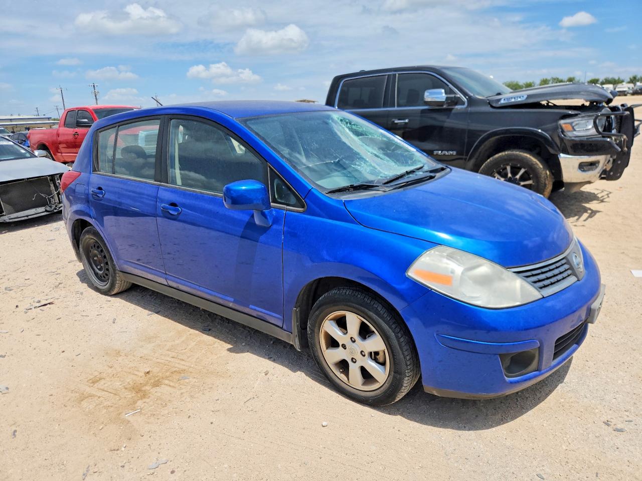 2009 Nissan Versa 1.8 S Blue vin: 3N1BC13E79L383595