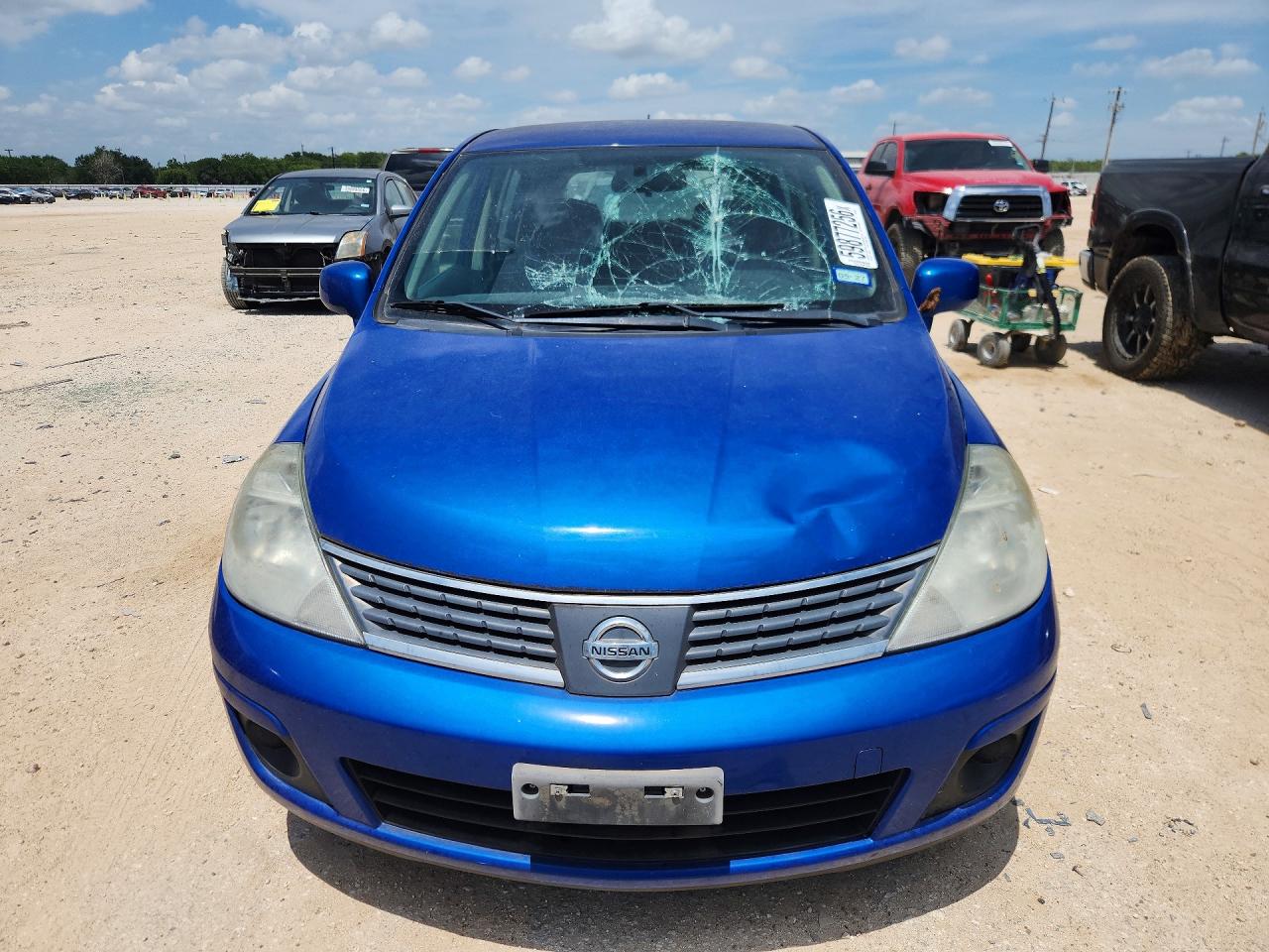 2009 Nissan Versa 1.8 S Blue vin: 3N1BC13E79L383595