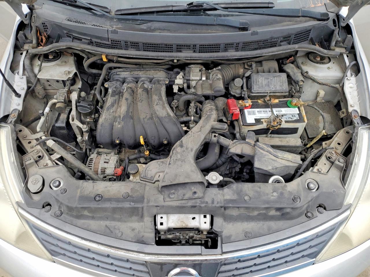 2009 Nissan Versa 1.8 S Silver vin: 3N1BC13E79L424145