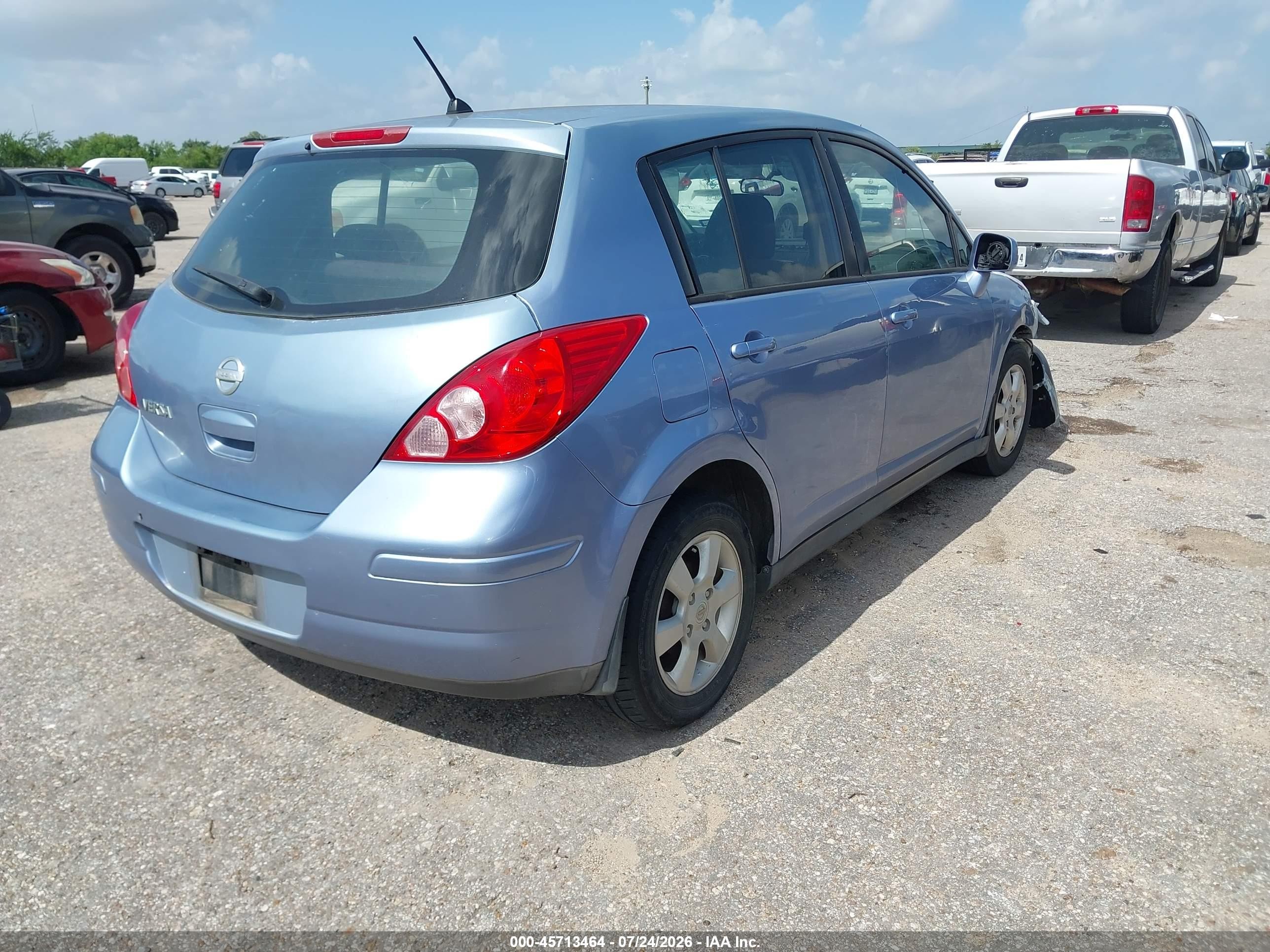 2009 Nissan Versa 1.8s Light Blue vin: 3N1BC13E79L477315