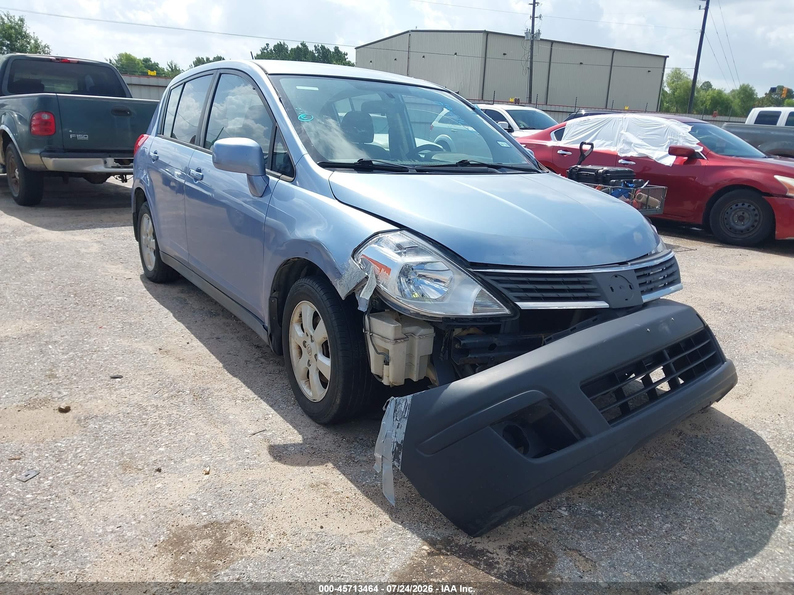 2009 Nissan Versa 1.8s Light Blue vin: 3N1BC13E79L477315