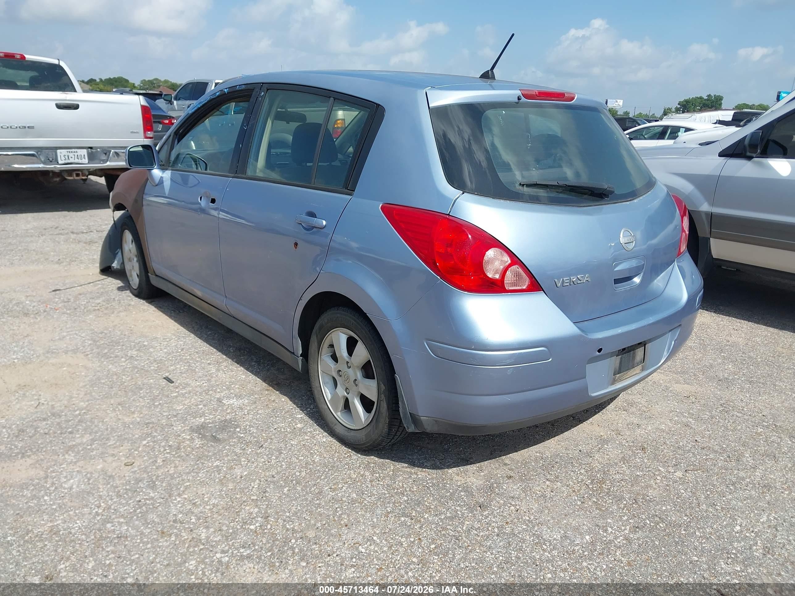 2009 Nissan Versa 1.8s Light Blue vin: 3N1BC13E79L477315