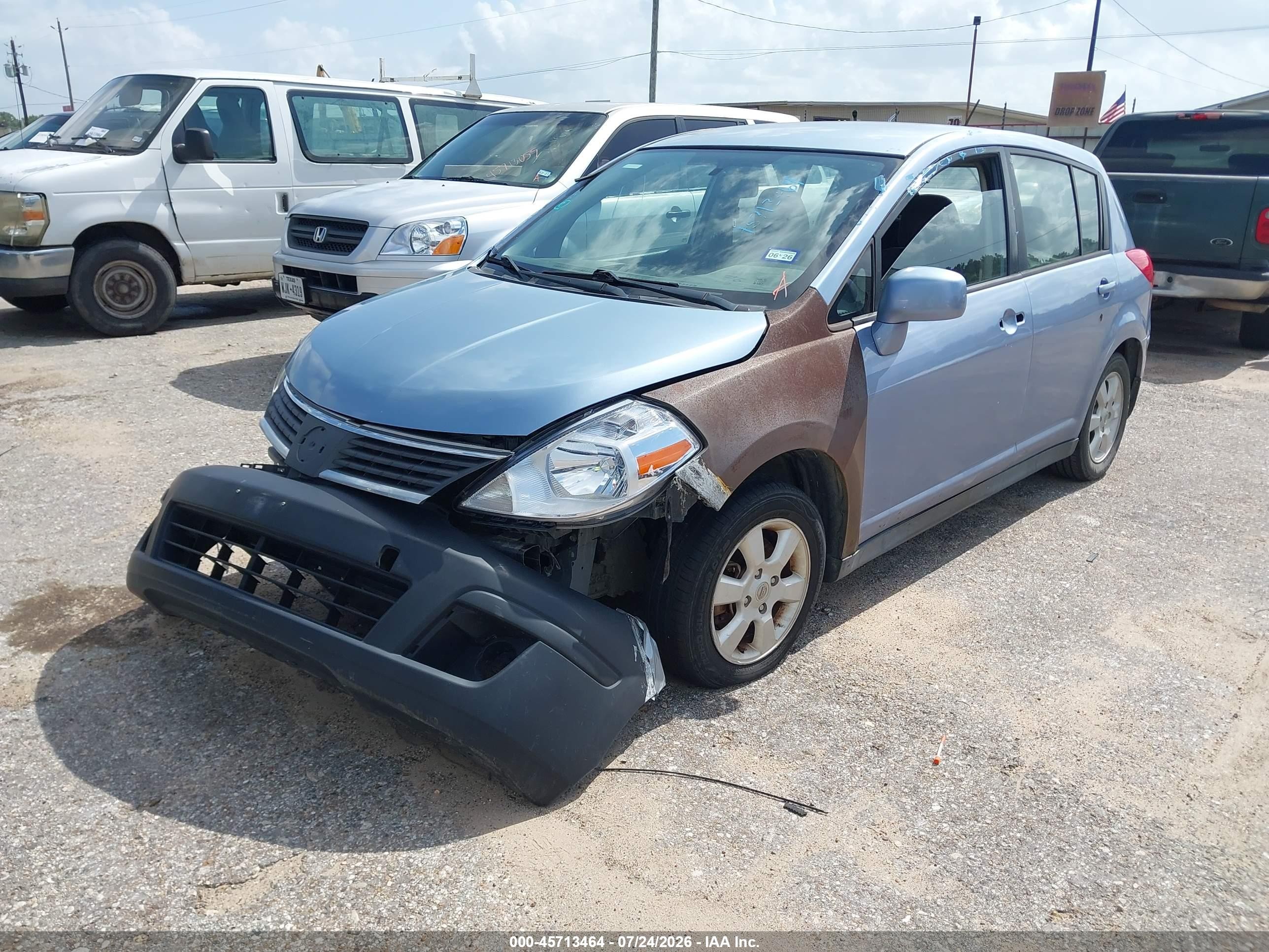 2009 Nissan Versa 1.8s Light Blue vin: 3N1BC13E79L477315