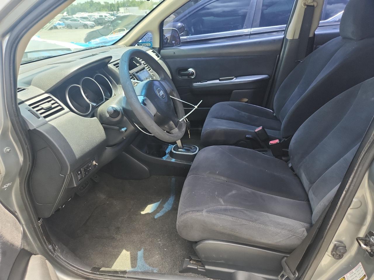 2007 Nissan Versa 1.8 S Gray vin: 3N1BC13E87L387443