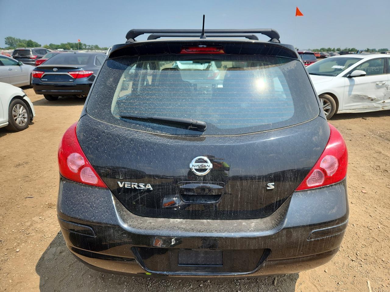 2007 Nissan Versa 1.8 S Черный vin: 3N1BC13E87L453442