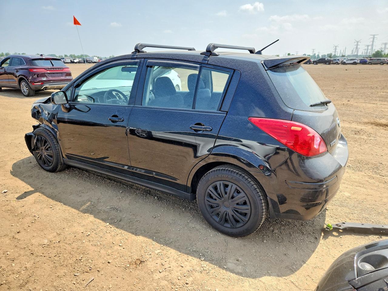 2007 Nissan Versa 1.8 S Черный vin: 3N1BC13E87L453442