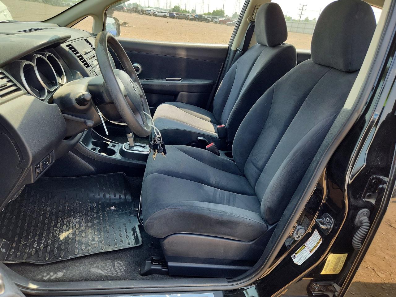 2007 Nissan Versa 1.8 S Черный vin: 3N1BC13E87L453442