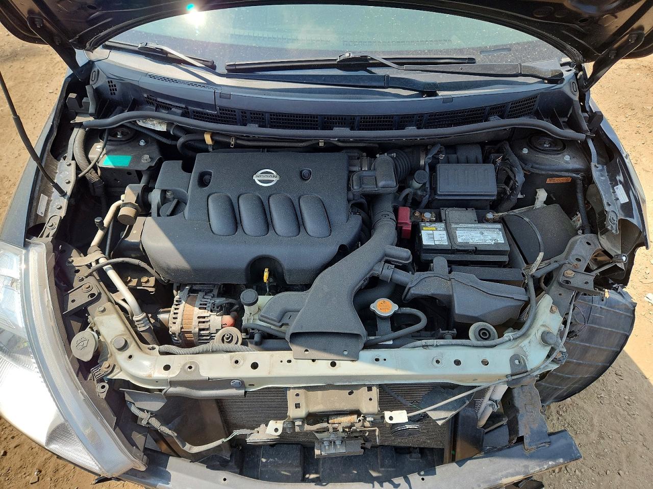 2007 Nissan Versa 1.8 S Черный vin: 3N1BC13E87L453442