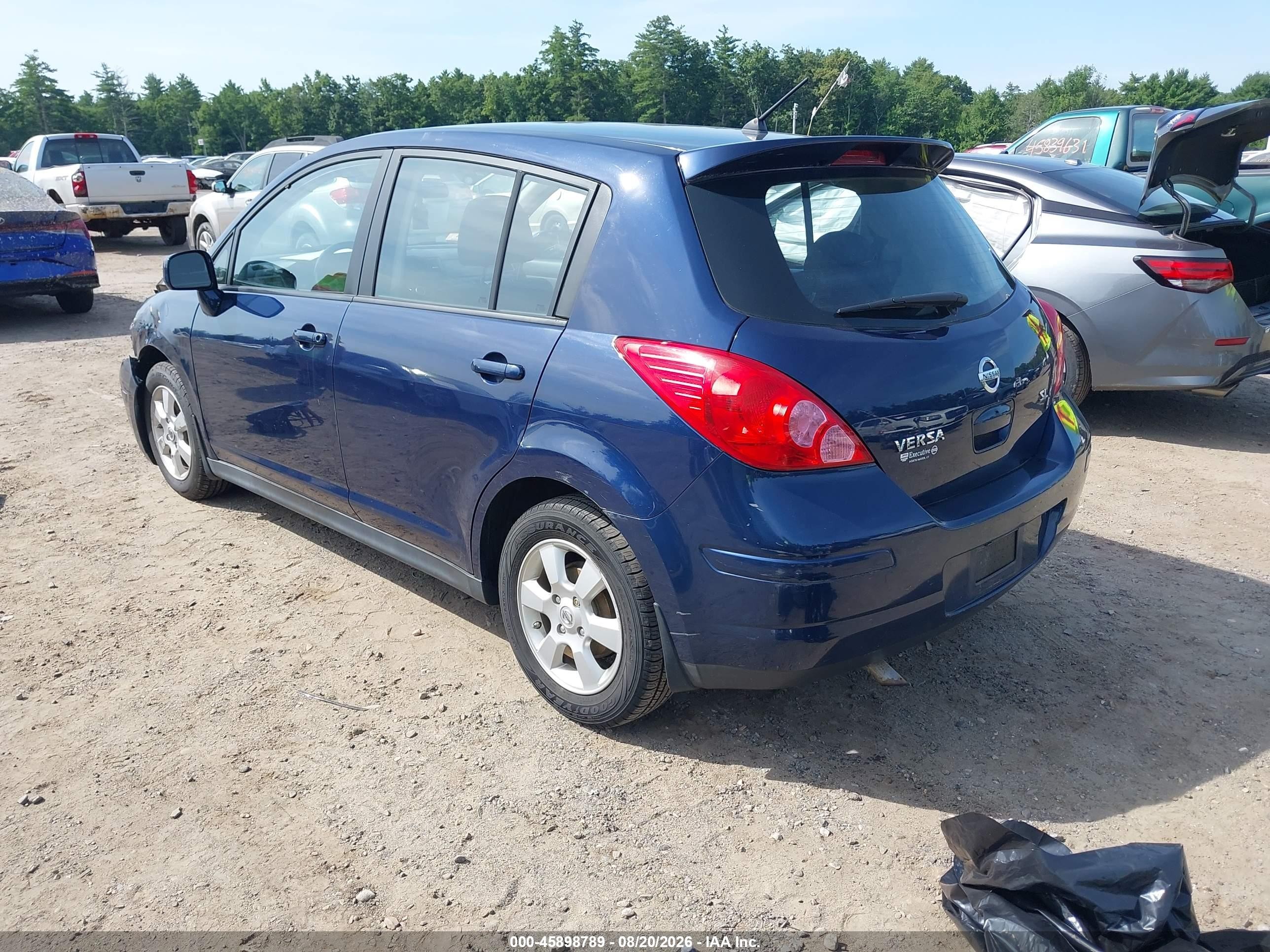 2008 Nissan Versa 1.8 Sl Синий vin: 3N1BC13E88L389629