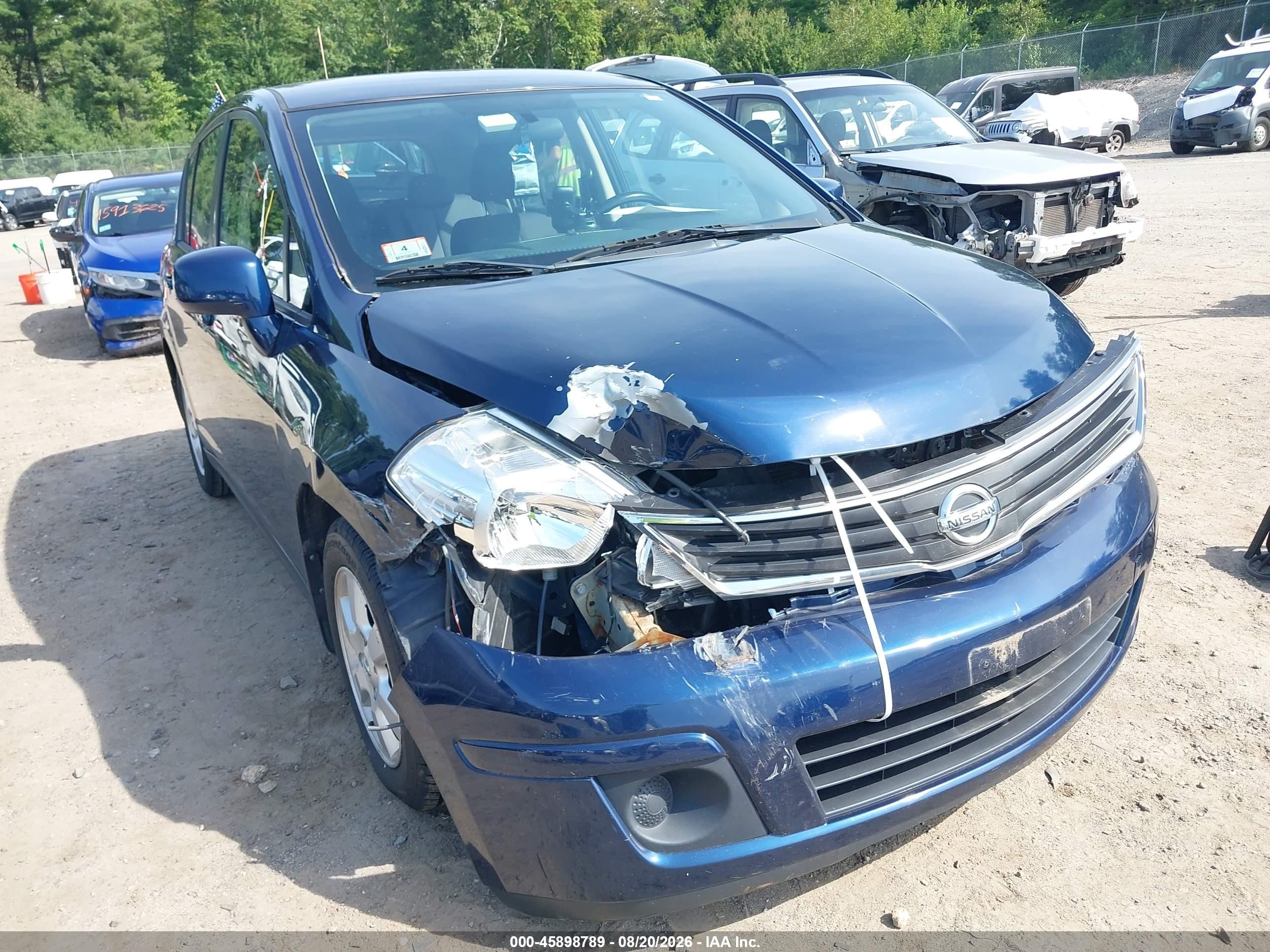 2008 Nissan Versa 1.8 Sl Синий vin: 3N1BC13E88L389629