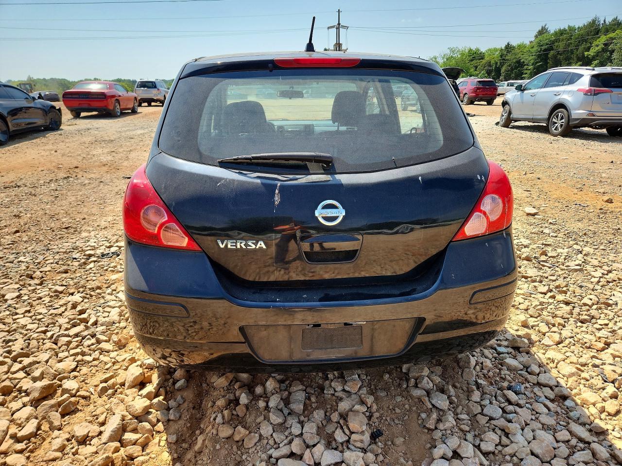 2008 Nissan Versa 1.8 S Black vin: 3N1BC13E88L451353