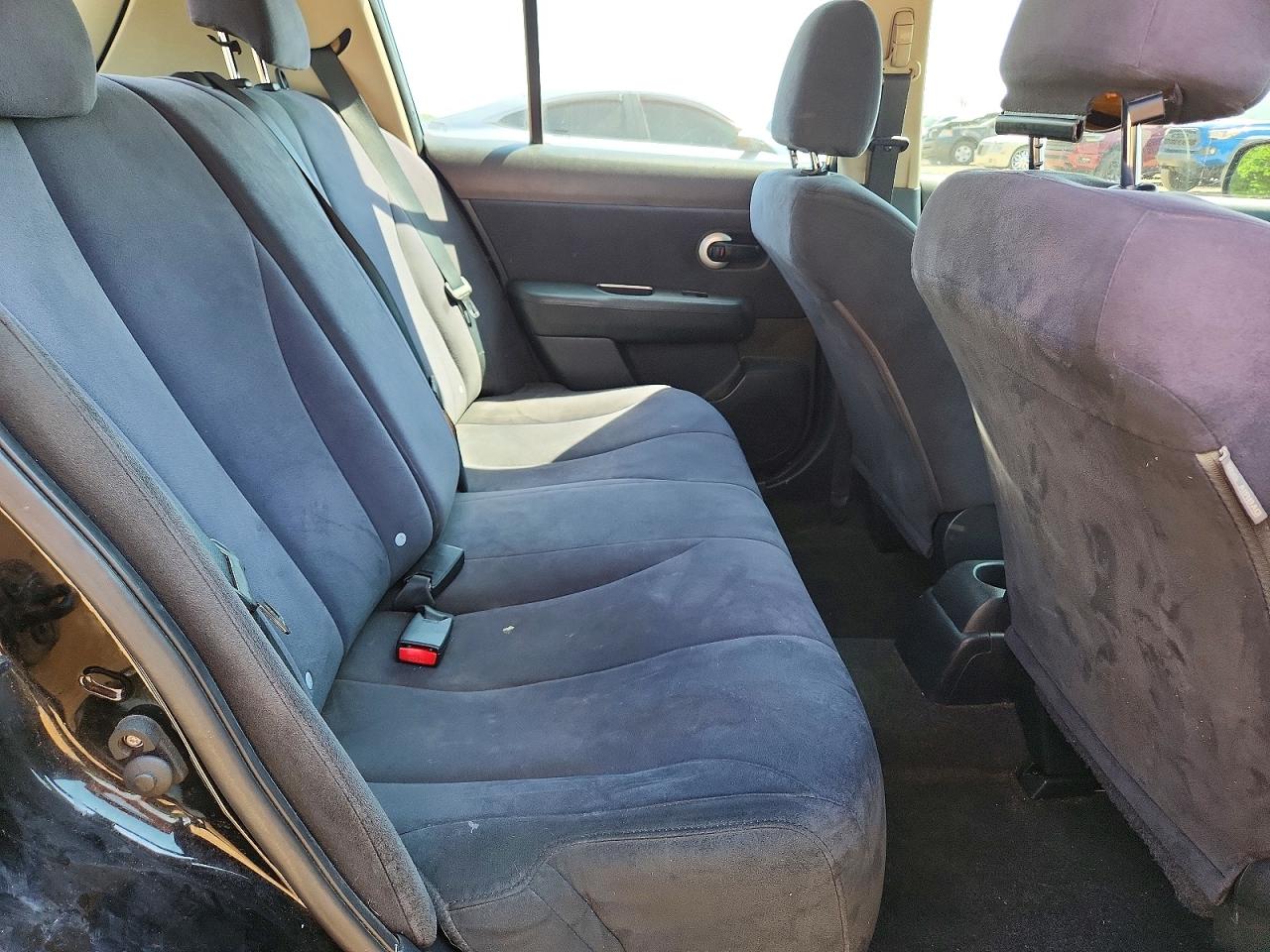 2008 Nissan Versa 1.8 S Black vin: 3N1BC13E88L451353