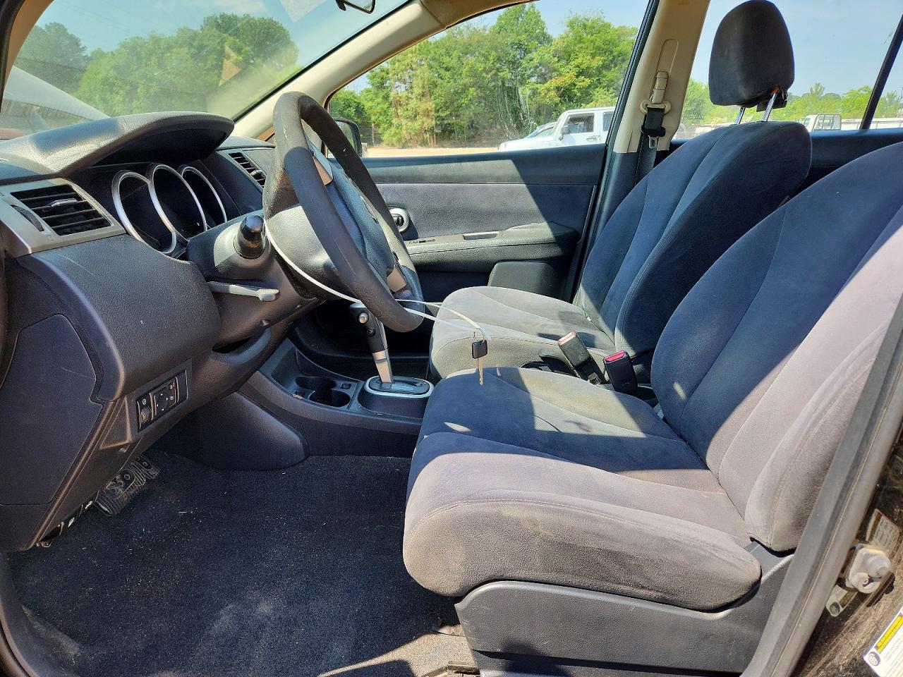 2008 Nissan Versa 1.8 S Black vin: 3N1BC13E88L451353