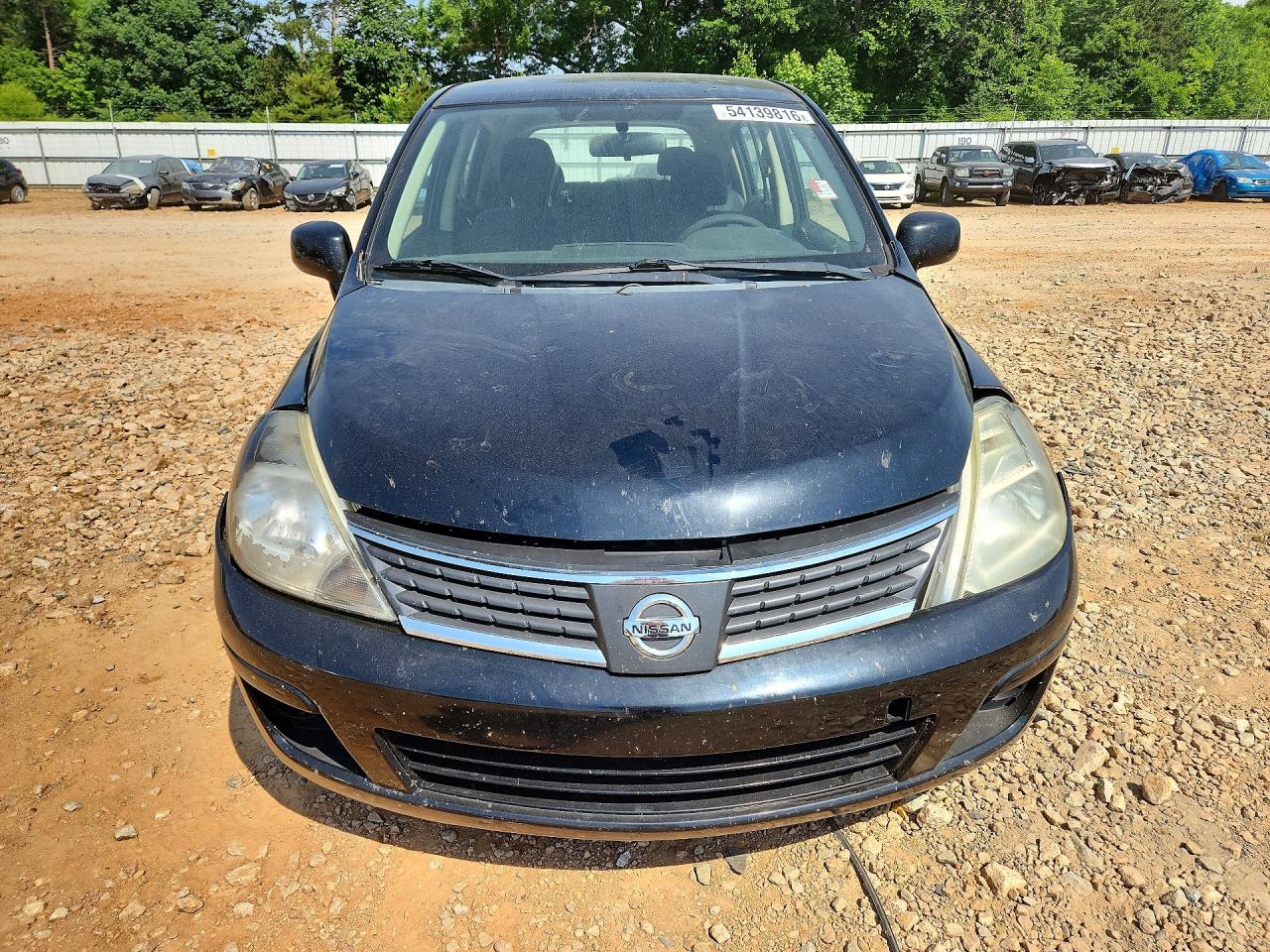 2008 Nissan Versa 1.8 S Black vin: 3N1BC13E88L451353