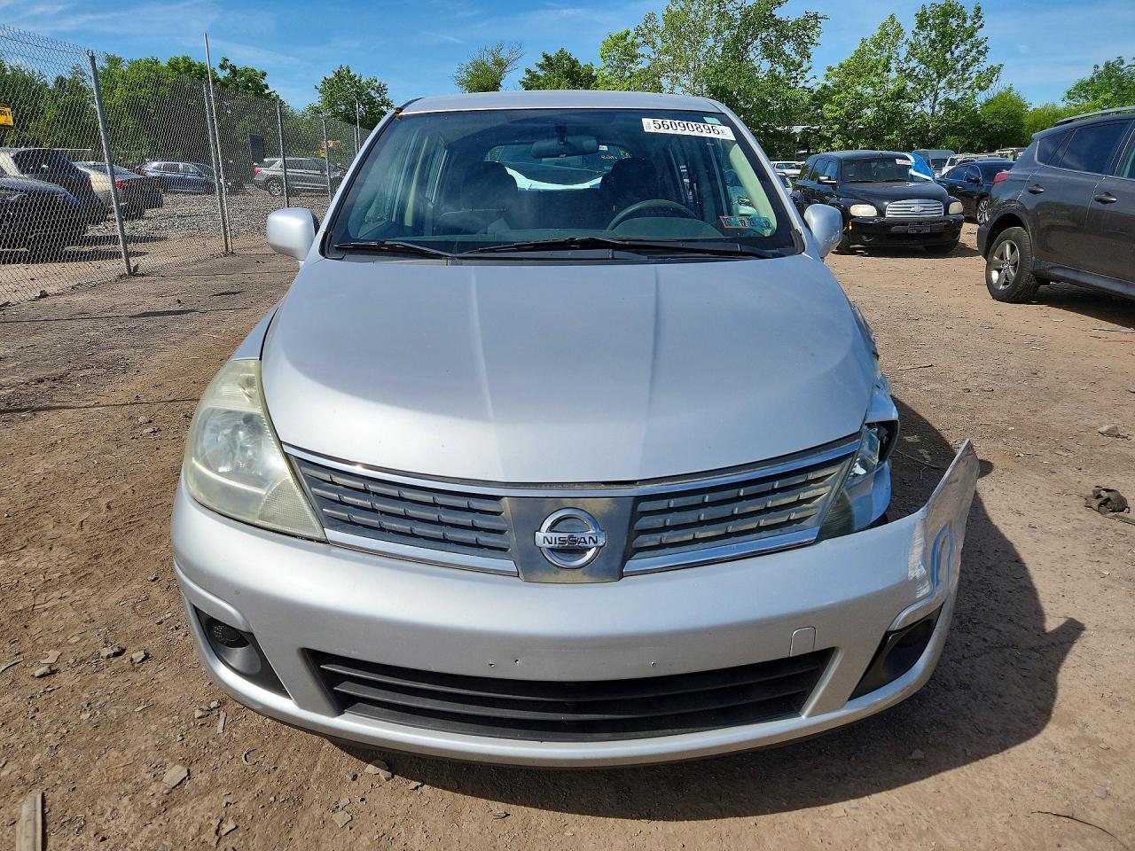 2009 Nissan Versa 1.8 S Silver vin: 3N1BC13E89L390569