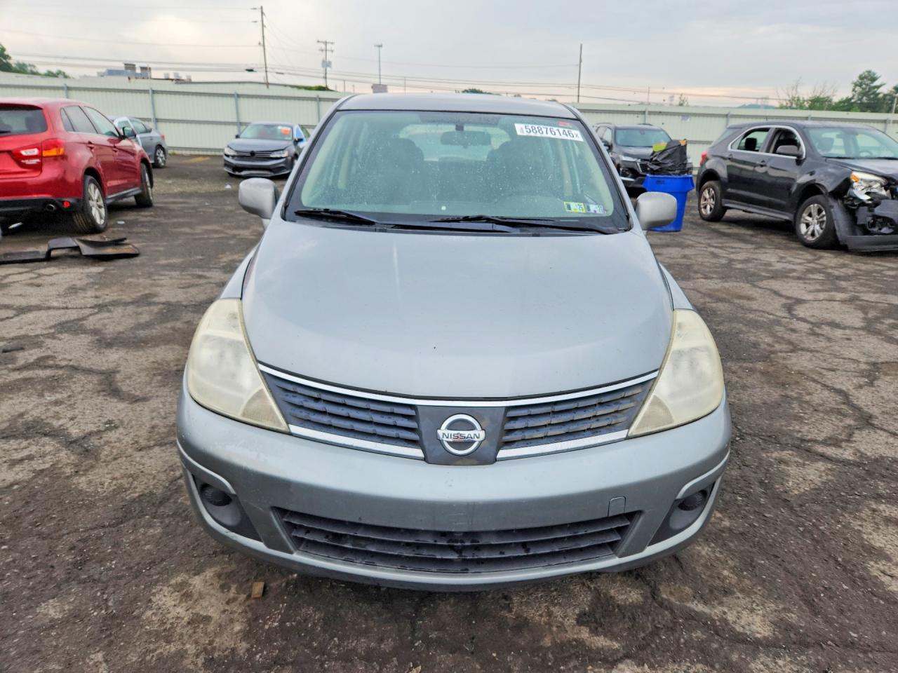 2009 Nissan Versa 1.8 S Gray vin: 3N1BC13E89L401764