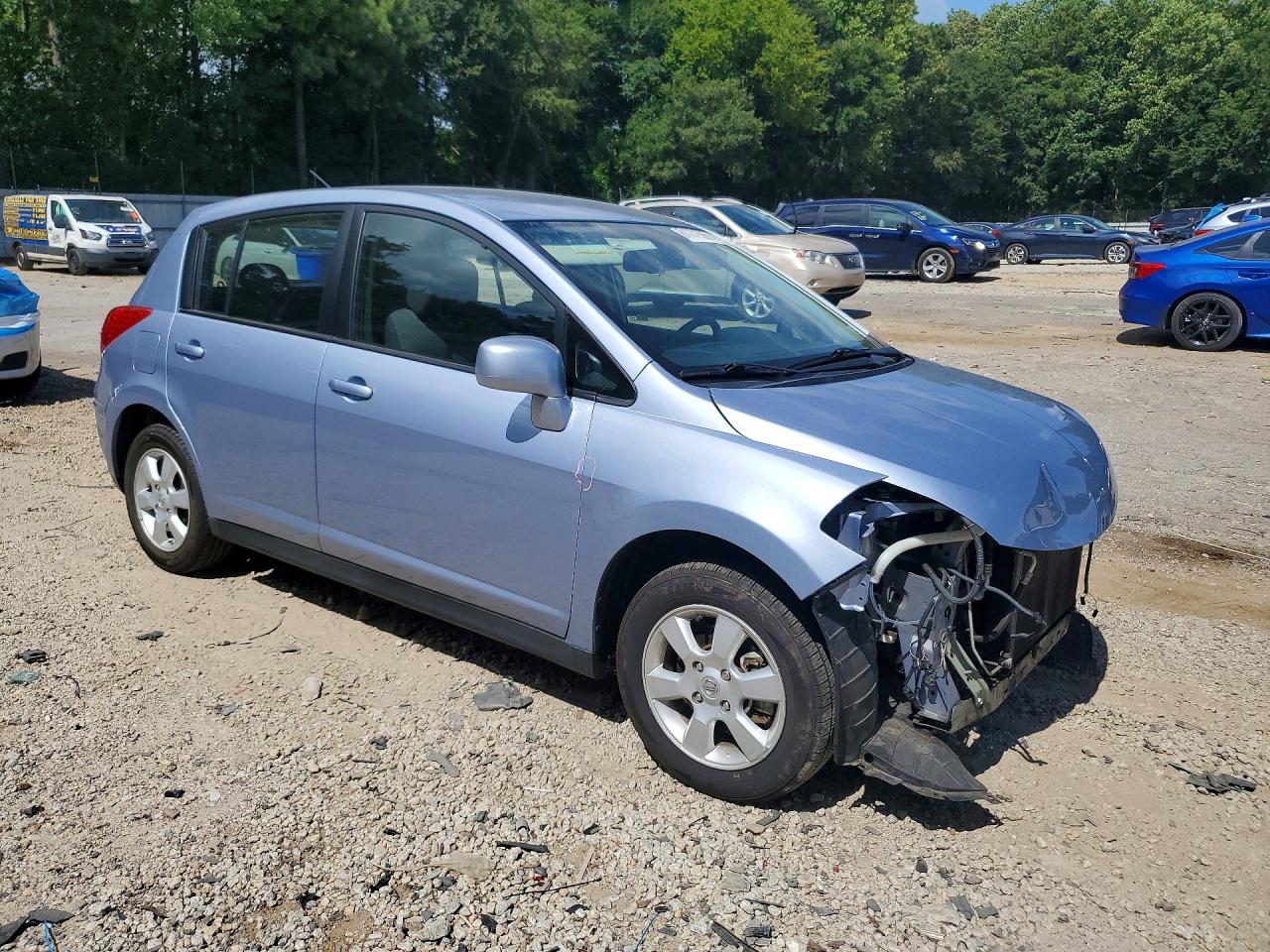 2009 Nissan Versa 1.8 S Blue vin: 3N1BC13E89L410836