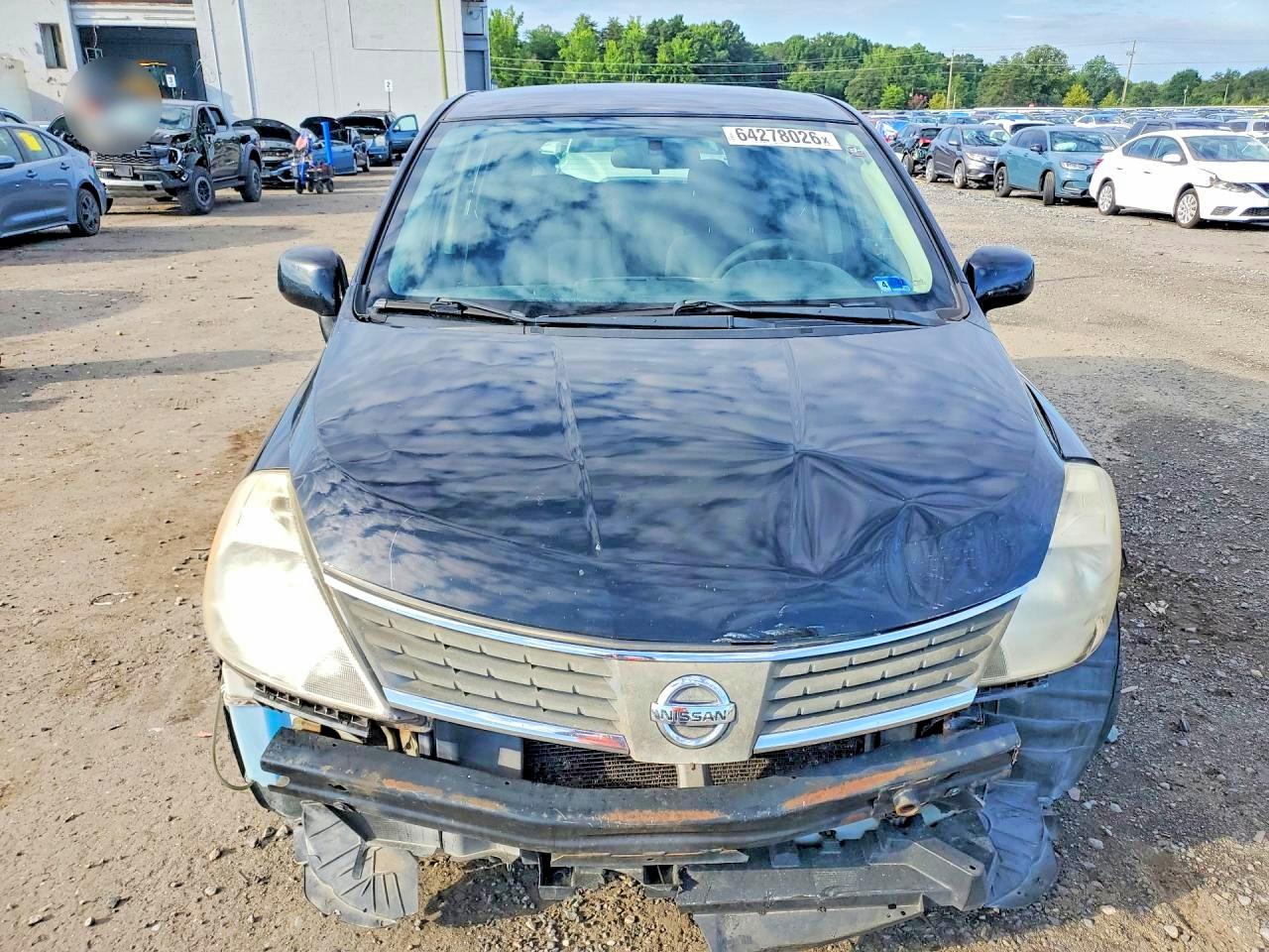 2009 Nissan Versa 1.8 S Черный vin: 3N1BC13E89L439351