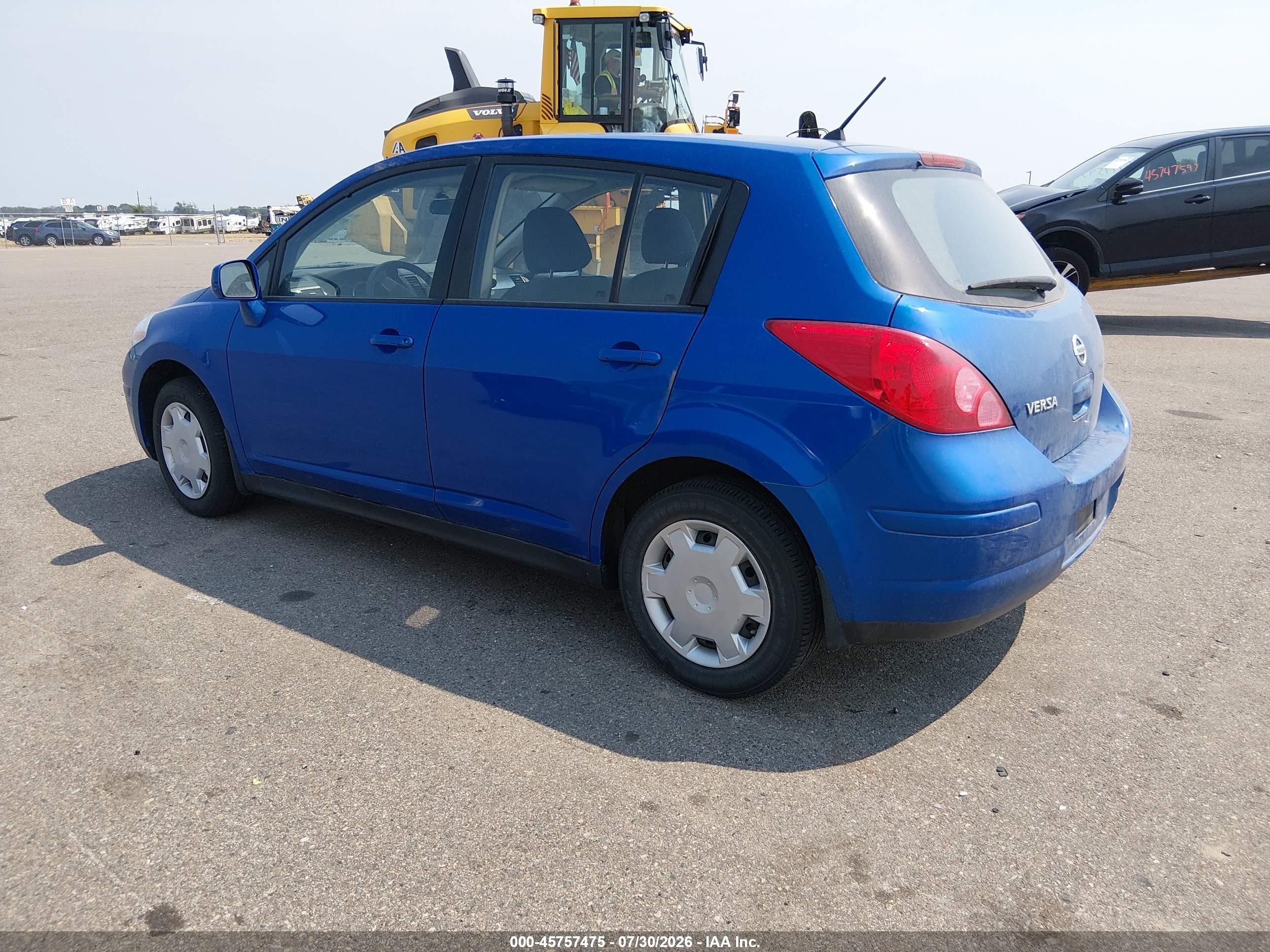 2007 Nissan Versa 1.8s Blue vin: 3N1BC13E97L379562