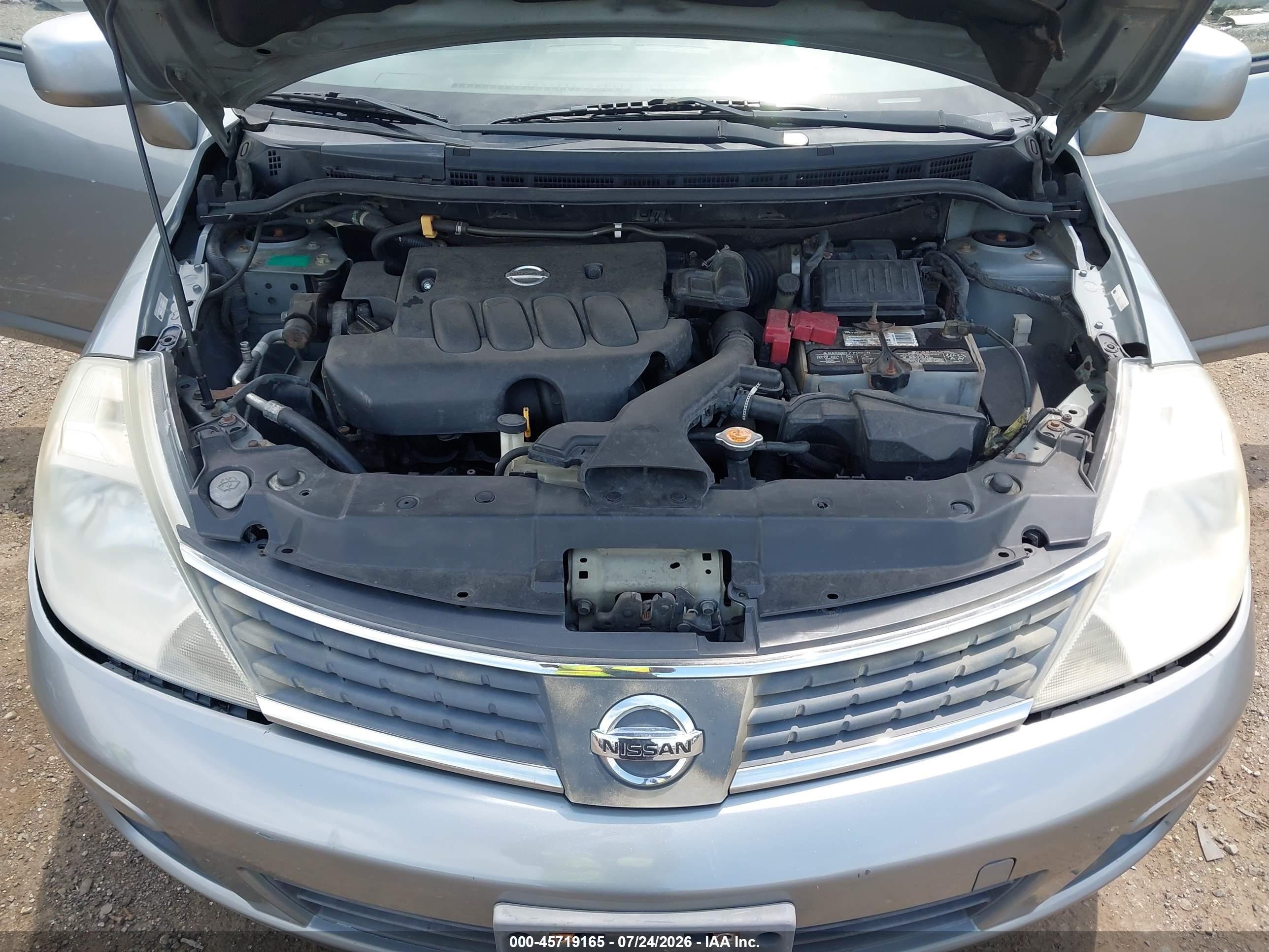 2007 Nissan Versa 1.8sl Gray vin: 3N1BC13E97L414553