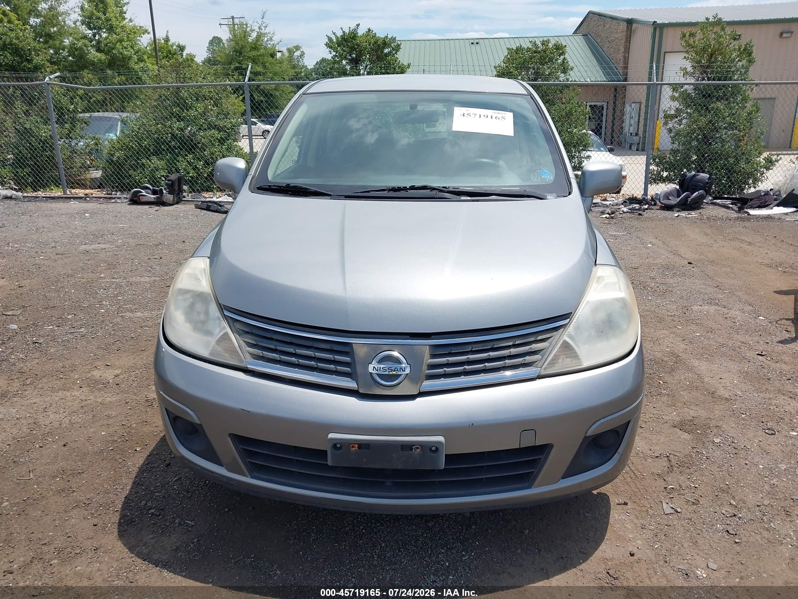 2007 Nissan Versa 1.8sl Gray vin: 3N1BC13E97L414553