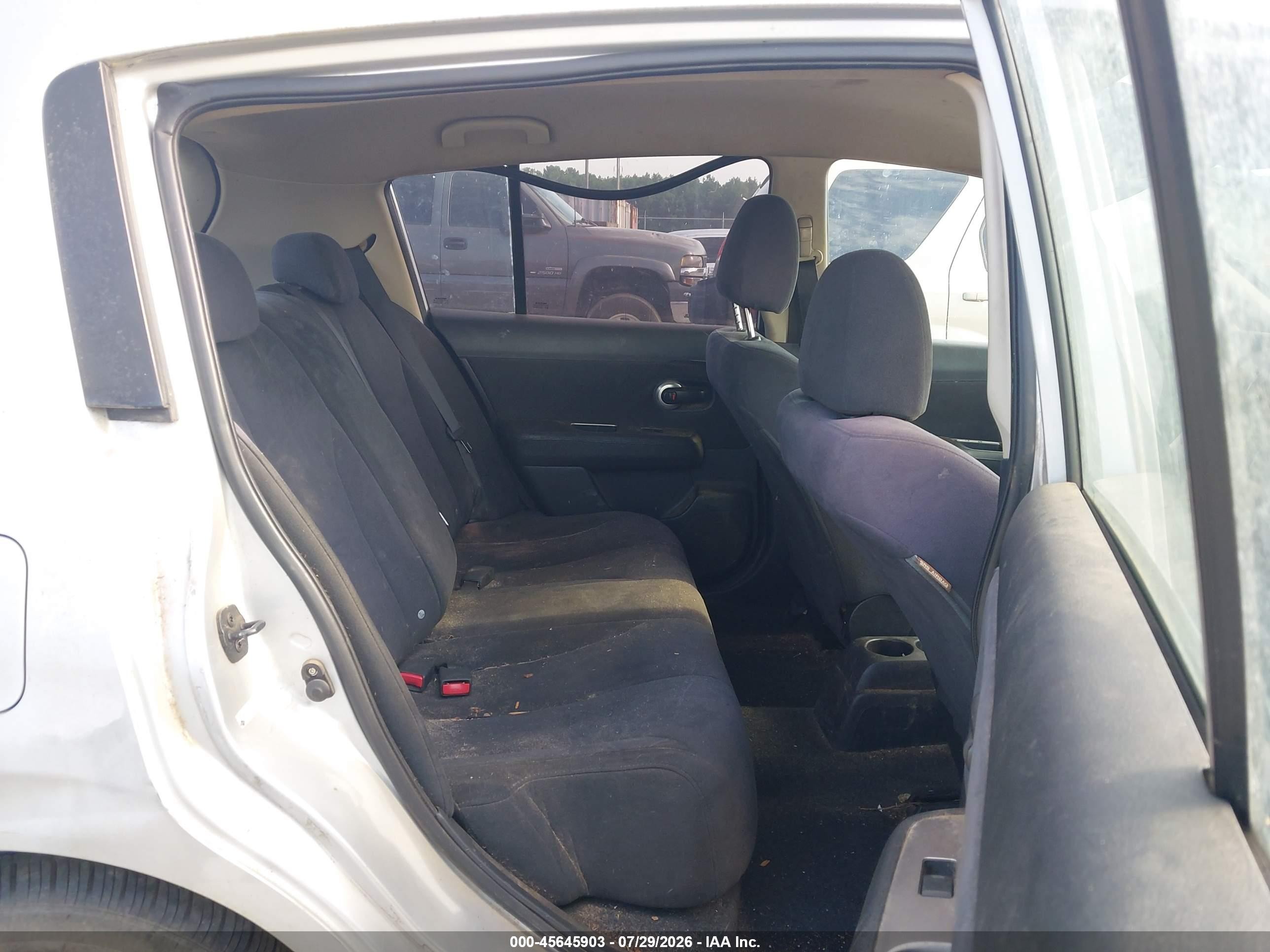 2007 Nissan Versa 1.8s Gray vin: 3N1BC13E97L440618