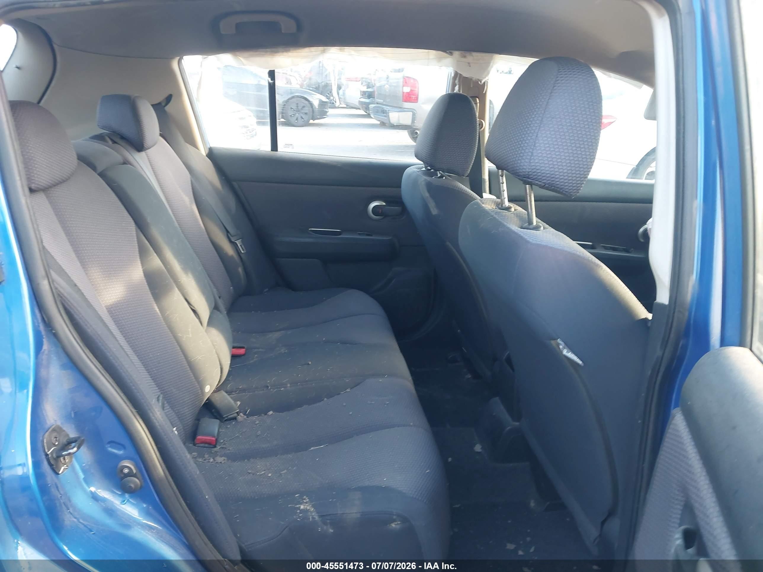 2008 Nissan Versa 1.8 Sl Blue vin: 3N1BC13E98L372189