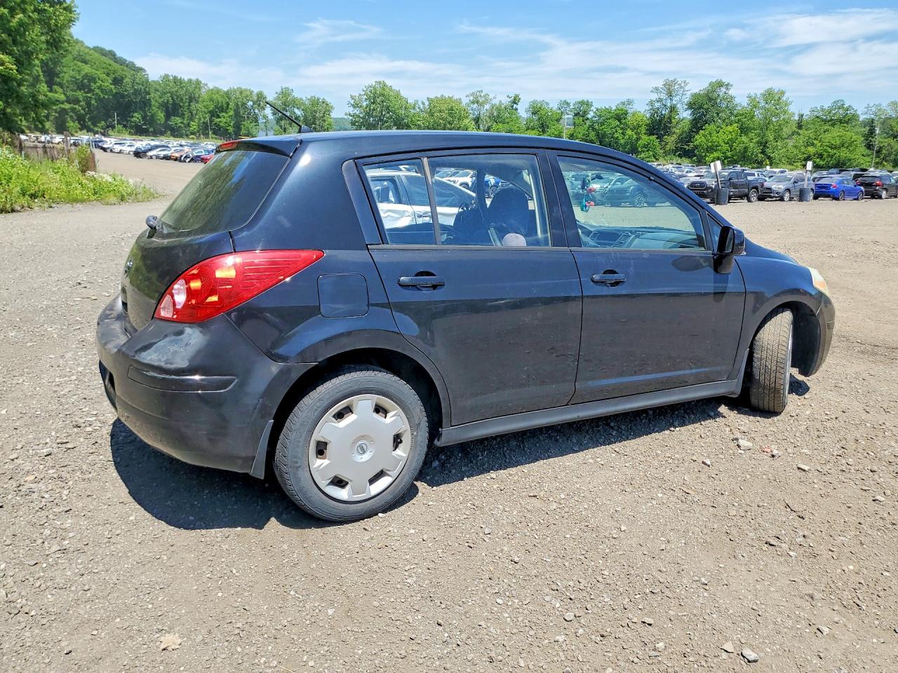 2008 Nissan Versa 1.8 S Black vin: 3N1BC13E98L420726