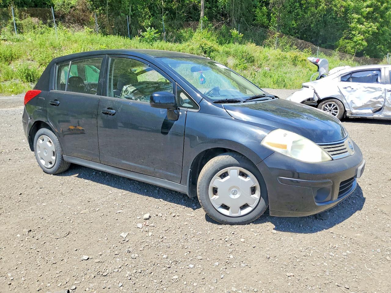 2008 Nissan Versa 1.8 S Black vin: 3N1BC13E98L420726