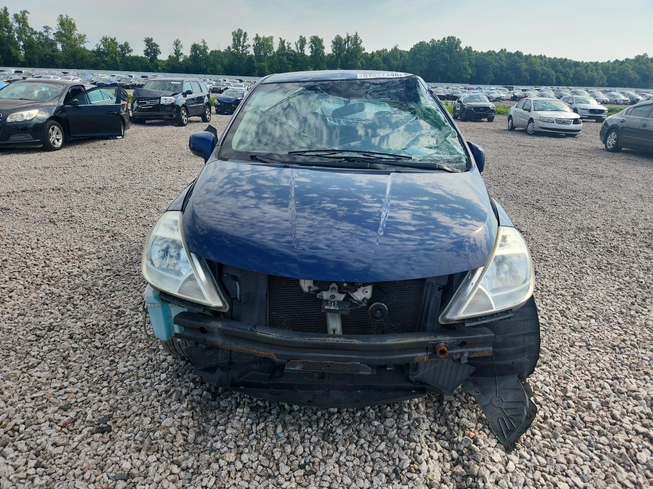 2008 Nissan Versa 1.8 S Blue vin: 3N1BC13E98L429121