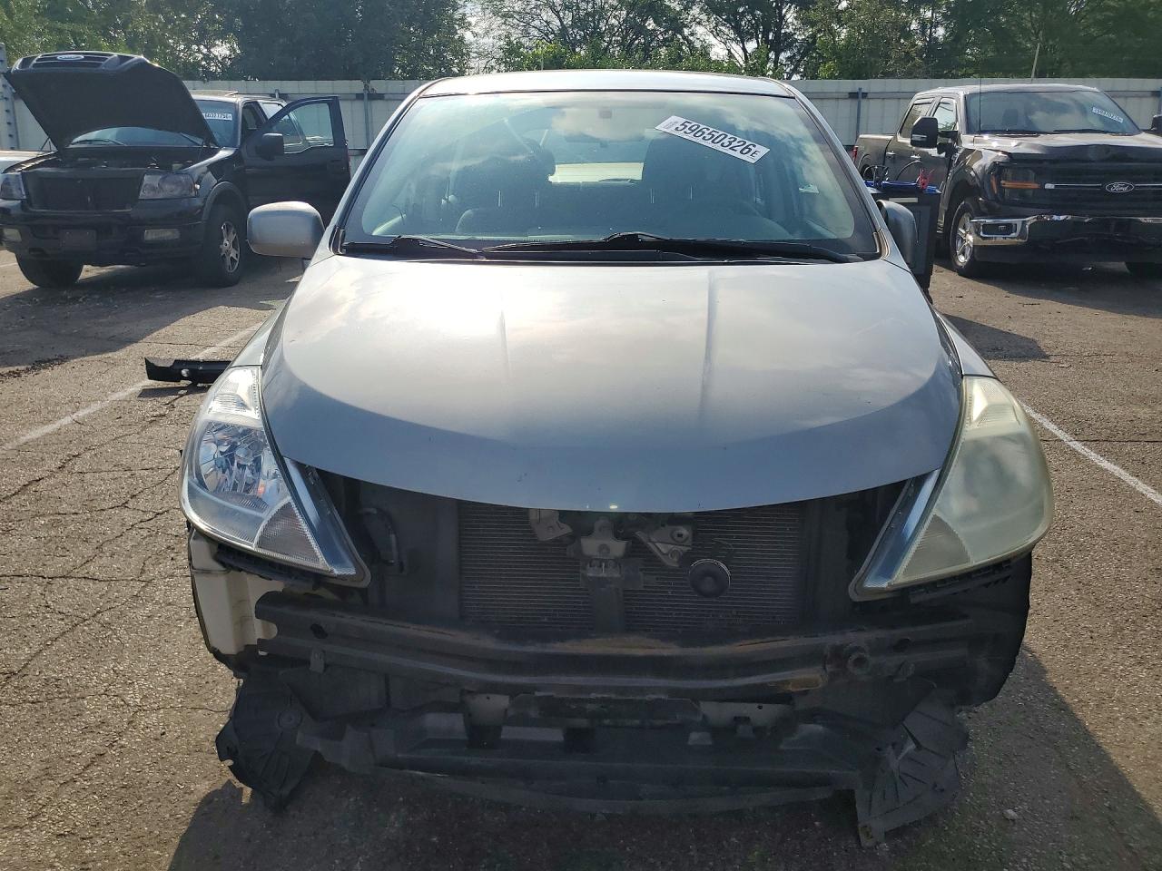 2009 Nissan Versa 1.8 S Gray vin: 3N1BC13E99L360173