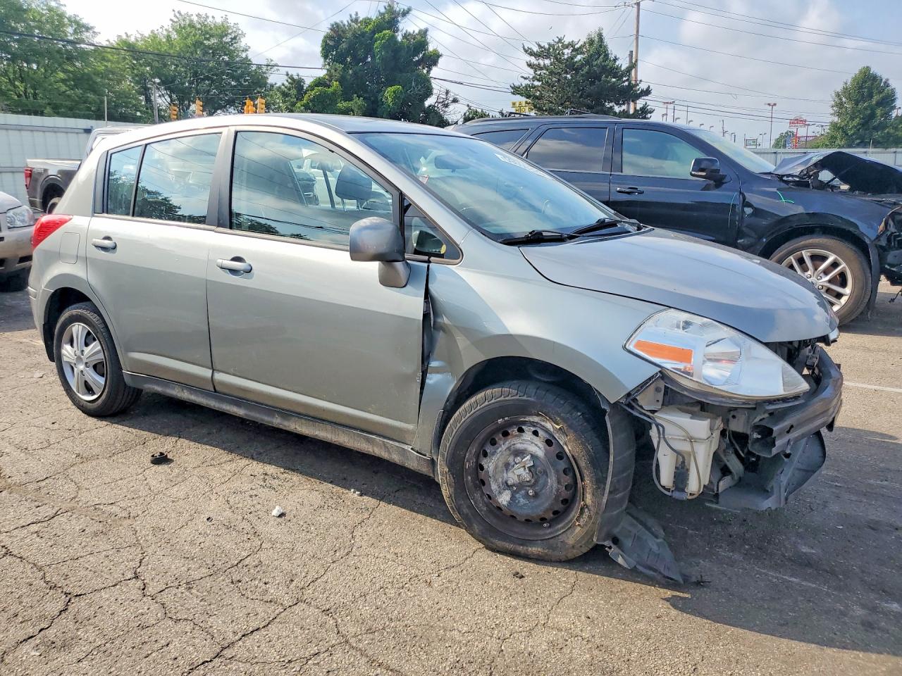 2009 Nissan Versa 1.8 S Gray vin: 3N1BC13E99L360173