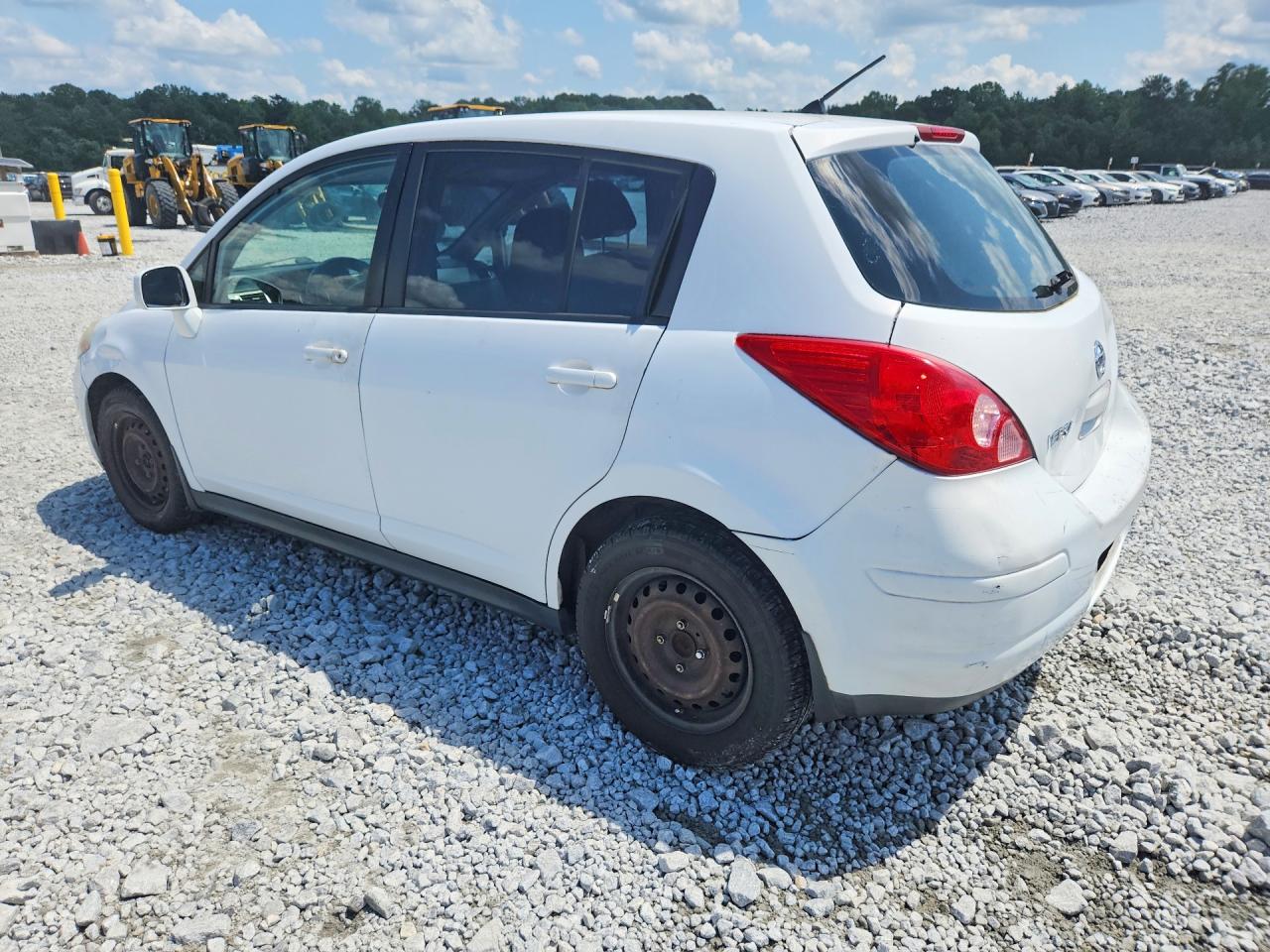 2009 Nissan Versa 1.8 S White vin: 3N1BC13E99L365521