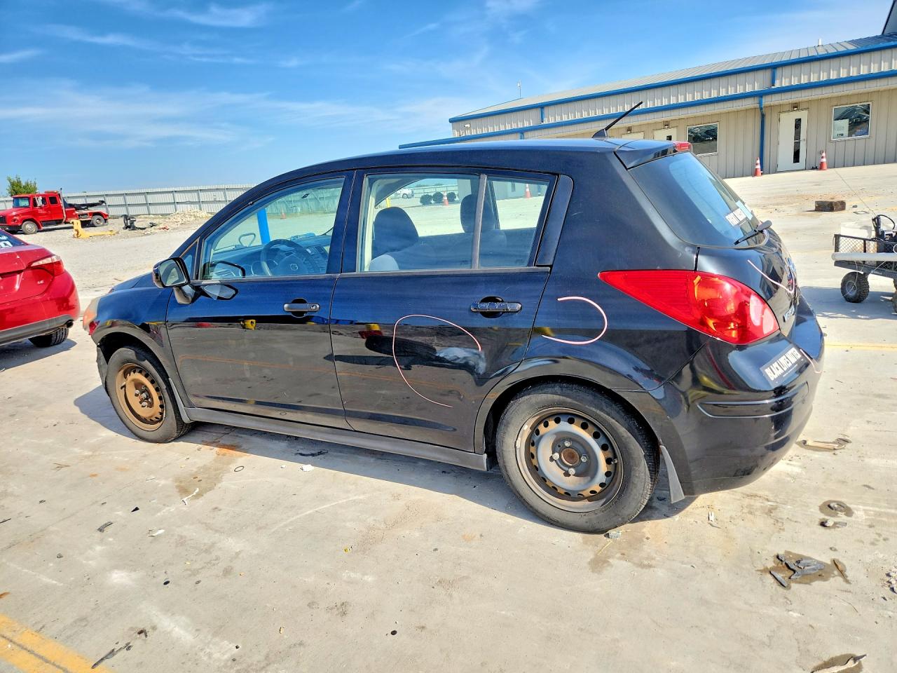 2009 Nissan Versa Black vin: 3N1BC13E99L391021