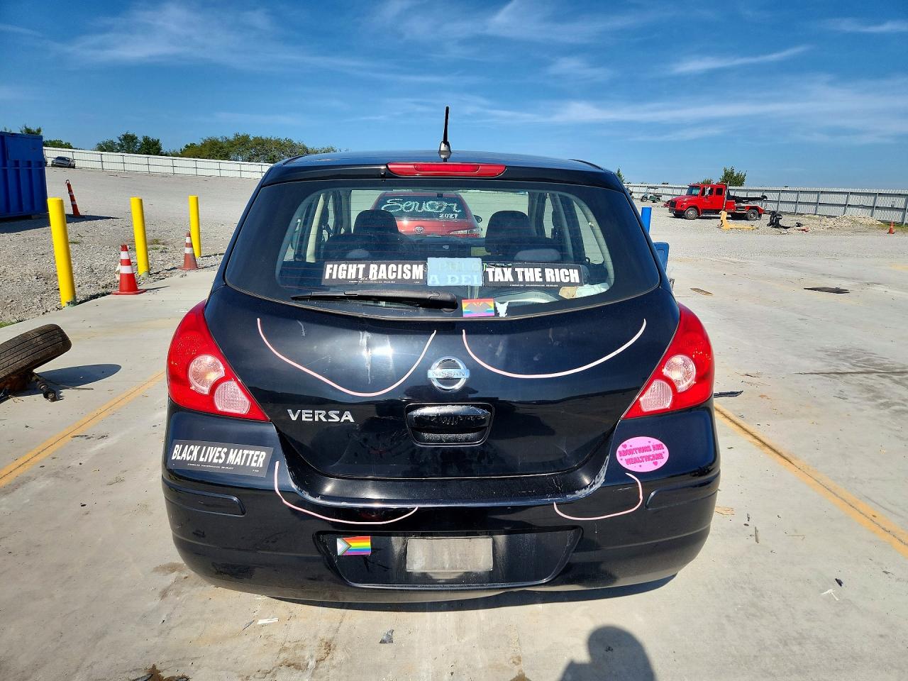 2009 Nissan Versa Black vin: 3N1BC13E99L391021