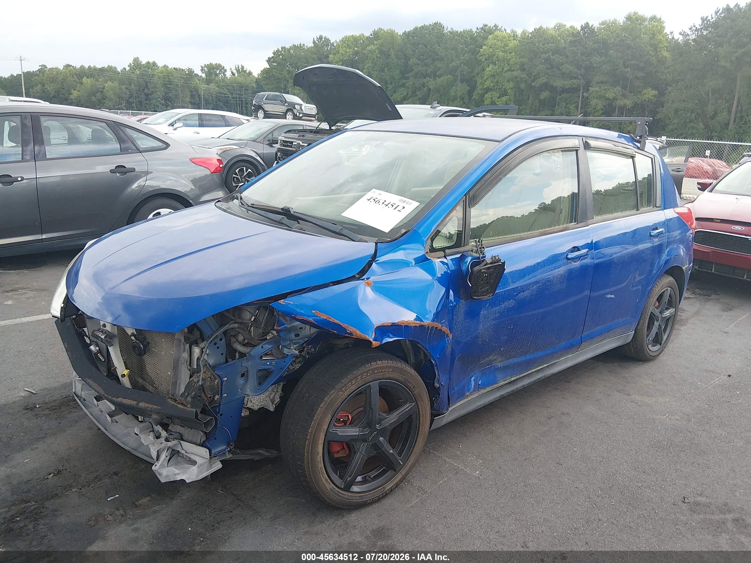 2009 Nissan Versa 1.8sl Blue vin: 3N1BC13E99L391956