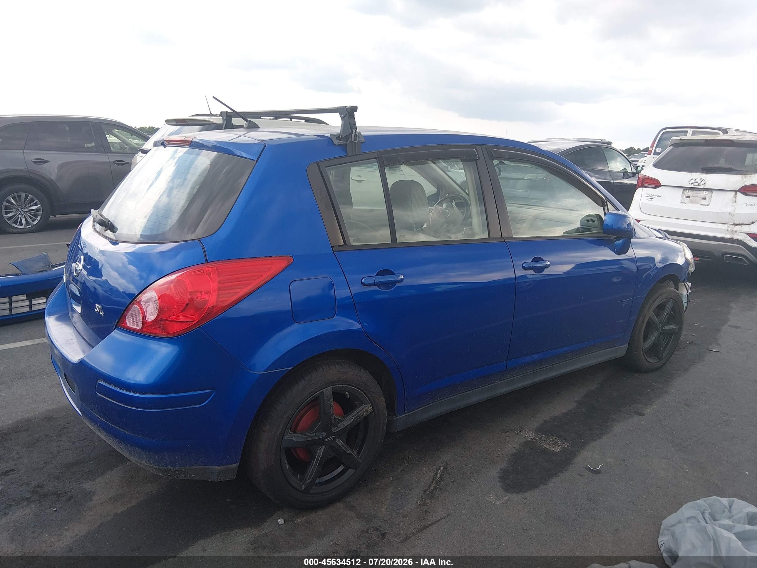 2009 Nissan Versa 1.8sl Blue vin: 3N1BC13E99L391956