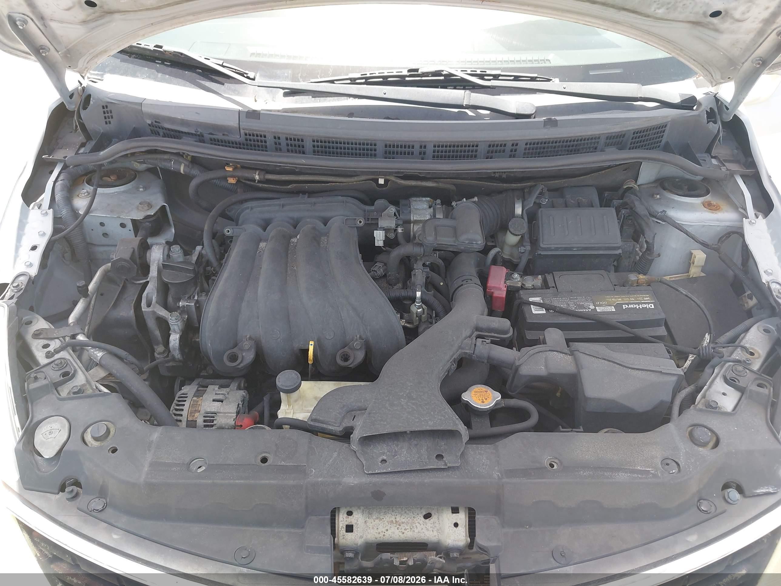 2009 Nissan Versa 1.8s Silver vin: 3N1BC13E99L425605