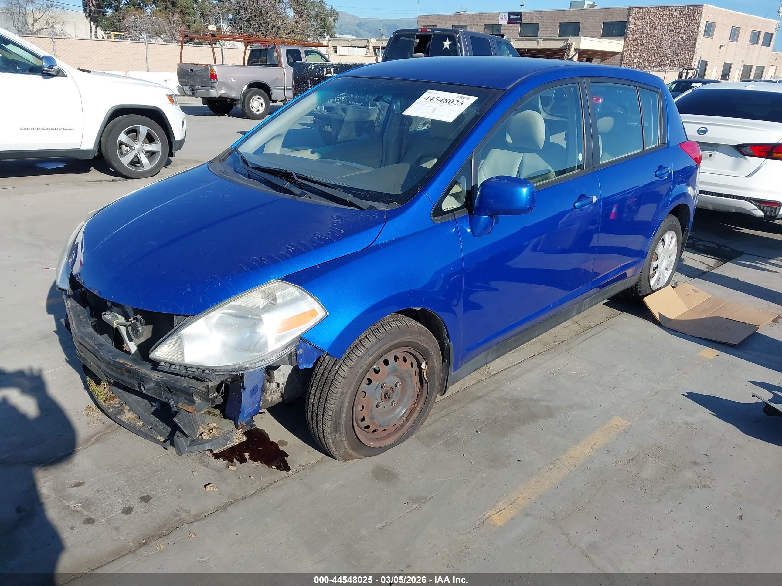 2009 Nissan Versa 1.8s Blue vin: 3N1BC13E99L441335