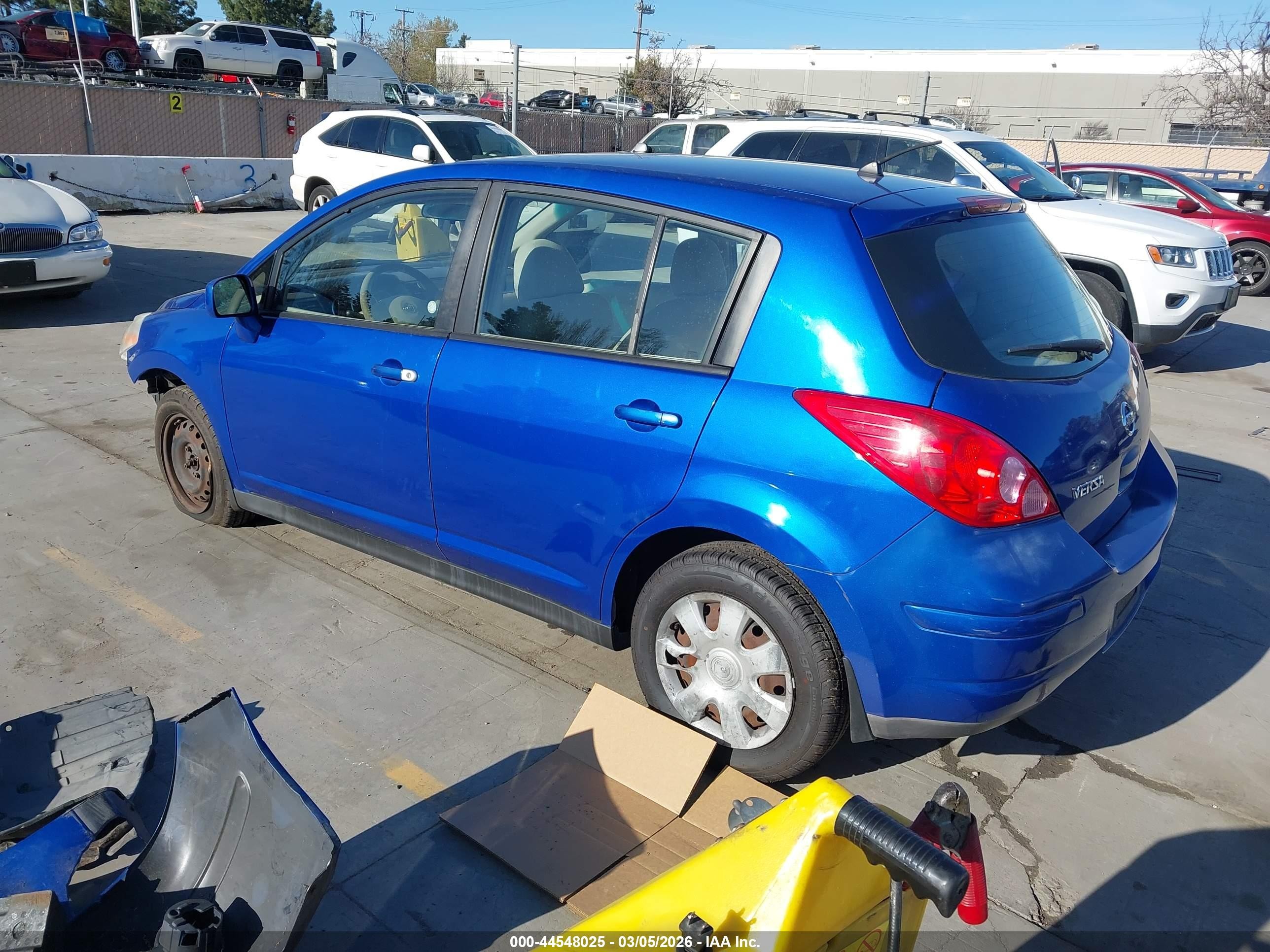 2009 Nissan Versa 1.8s Blue vin: 3N1BC13E99L441335