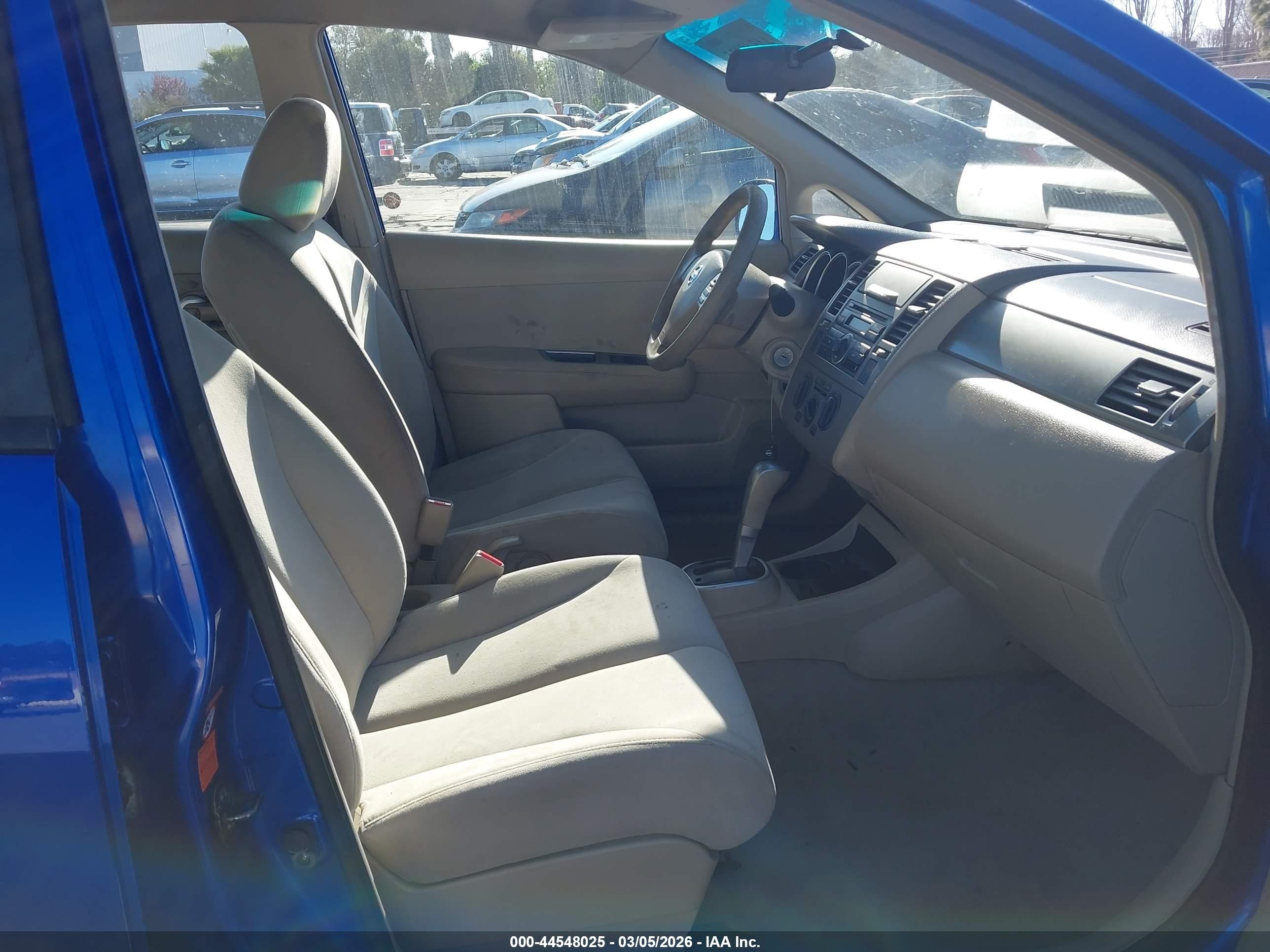 2009 Nissan Versa 1.8s Blue vin: 3N1BC13E99L441335