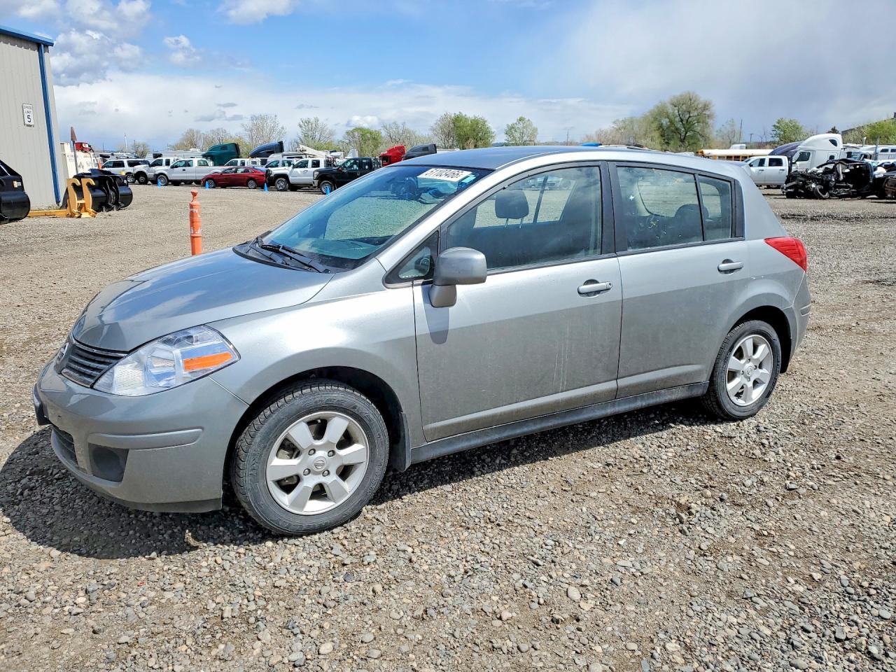 2009 Nissan Versa 1.8 S Gray vin: 3N1BC13E99L477042