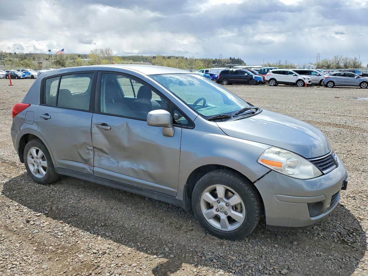 2009 Nissan Versa 1.8 S Gray vin: 3N1BC13E99L477042