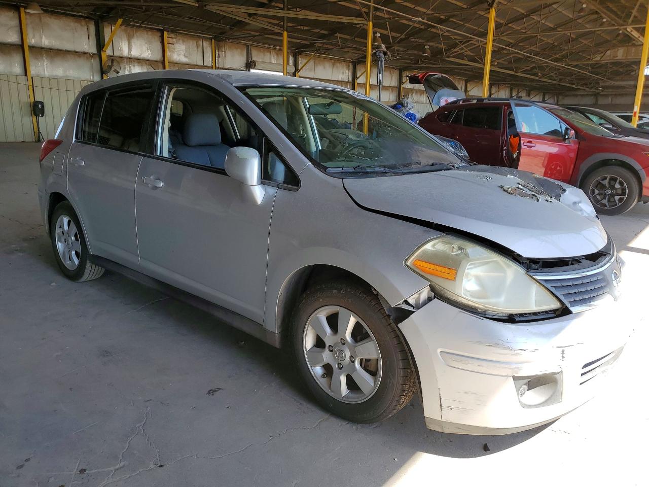 2007 Nissan Versa 1.8 S Silver vin: 3N1BC13EX7L358896