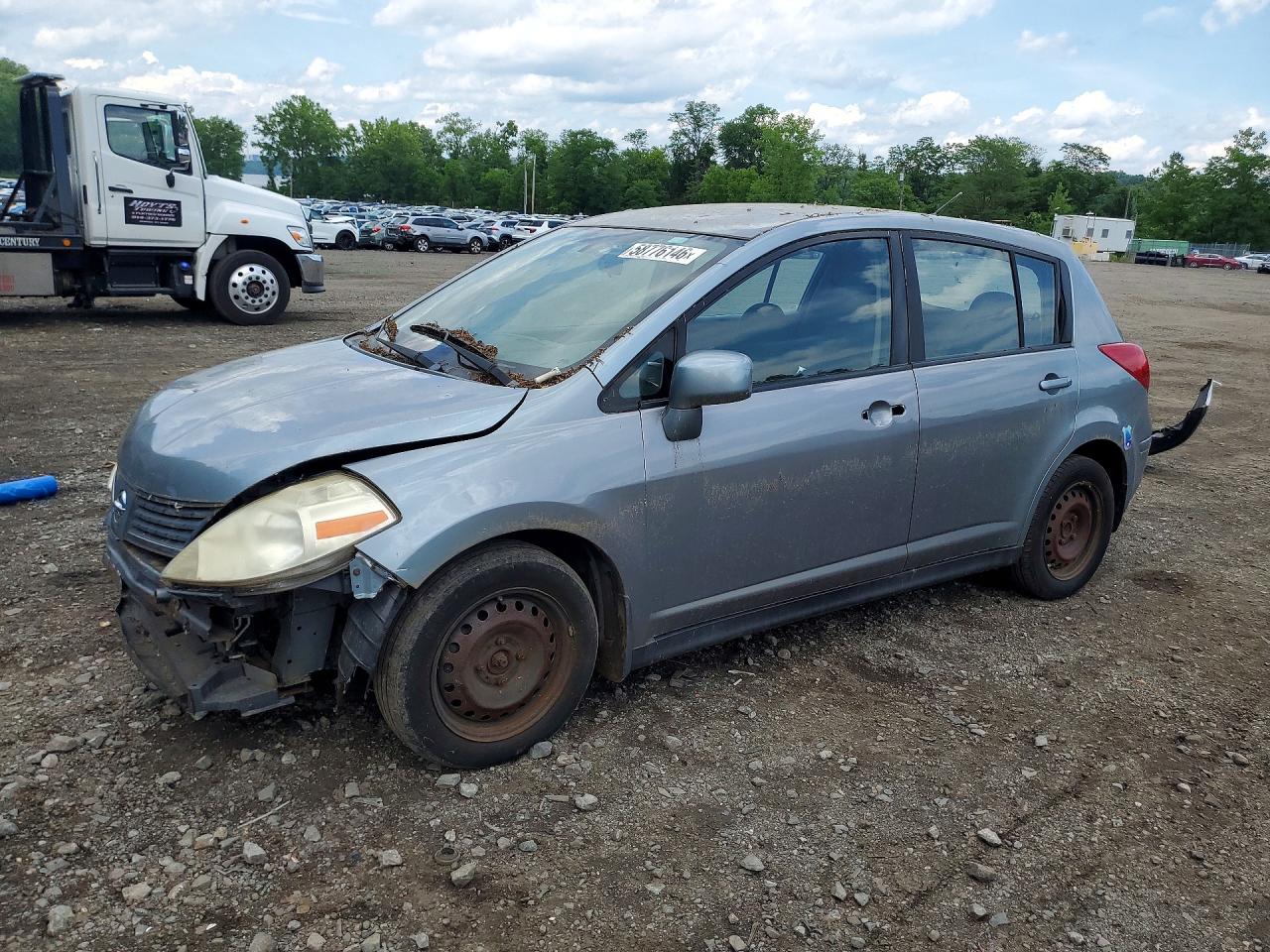 2007 Nissan Versa Silver vin: 3N1BC13EX7L383426