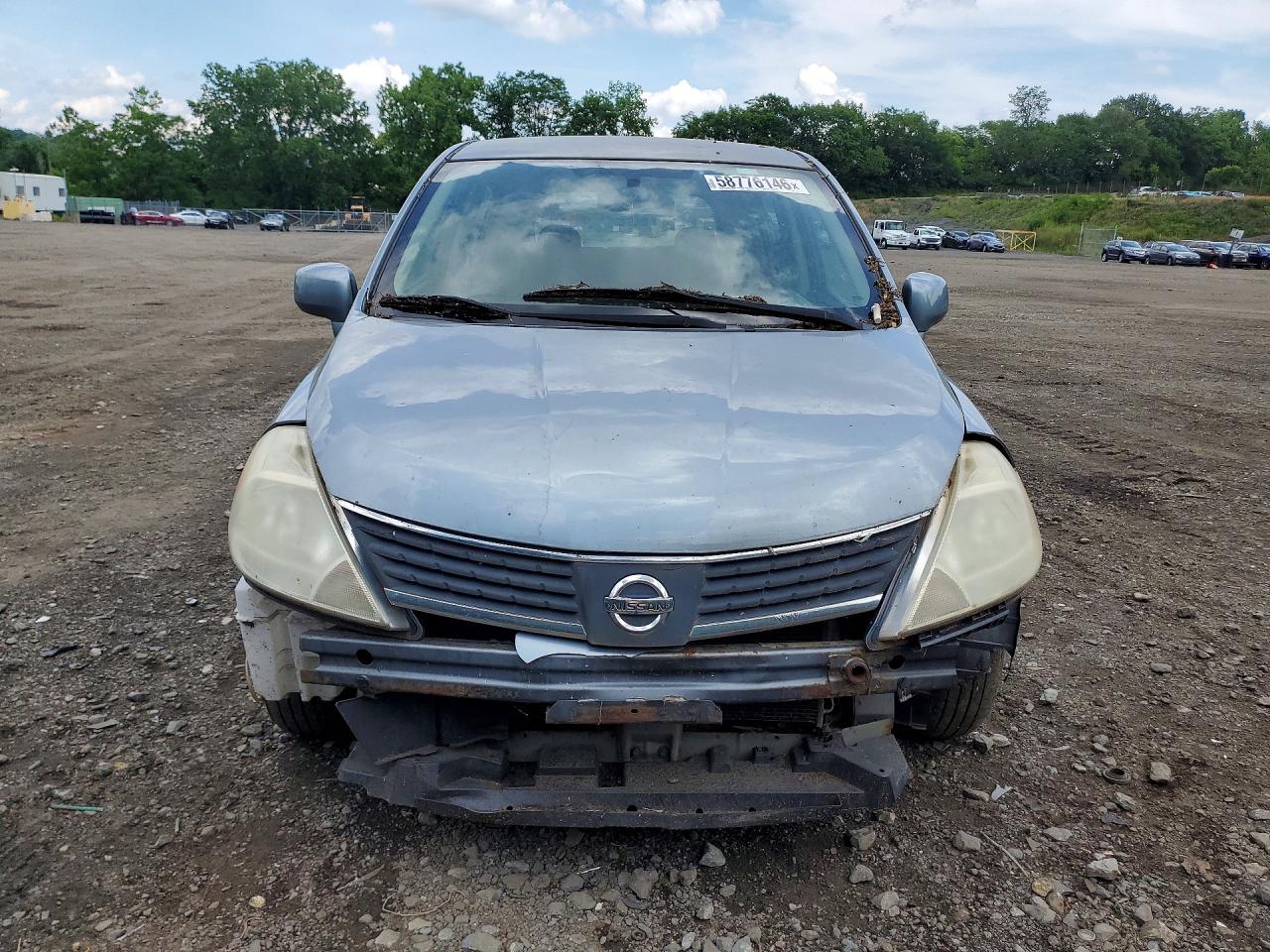 2007 Nissan Versa Silver vin: 3N1BC13EX7L383426