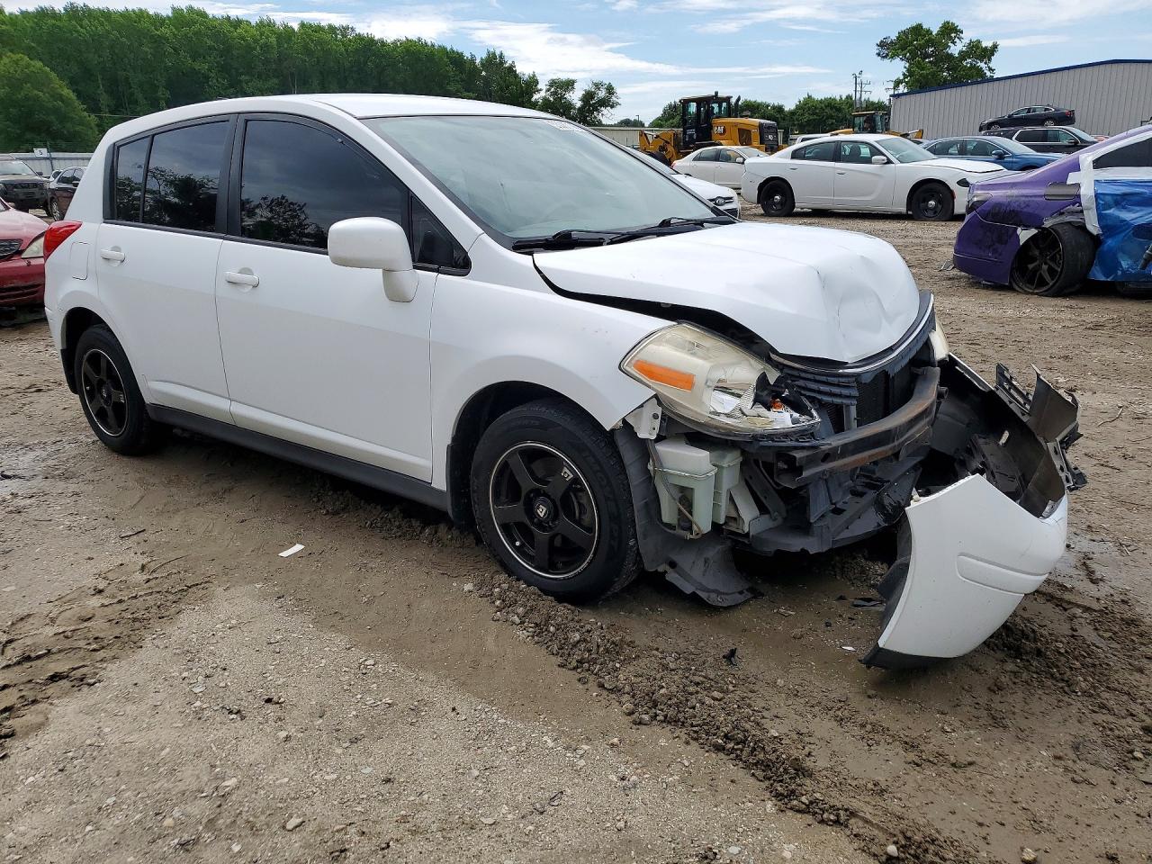 2007 Nissan Versa 1.8 S White vin: 3N1BC13EX7L385158